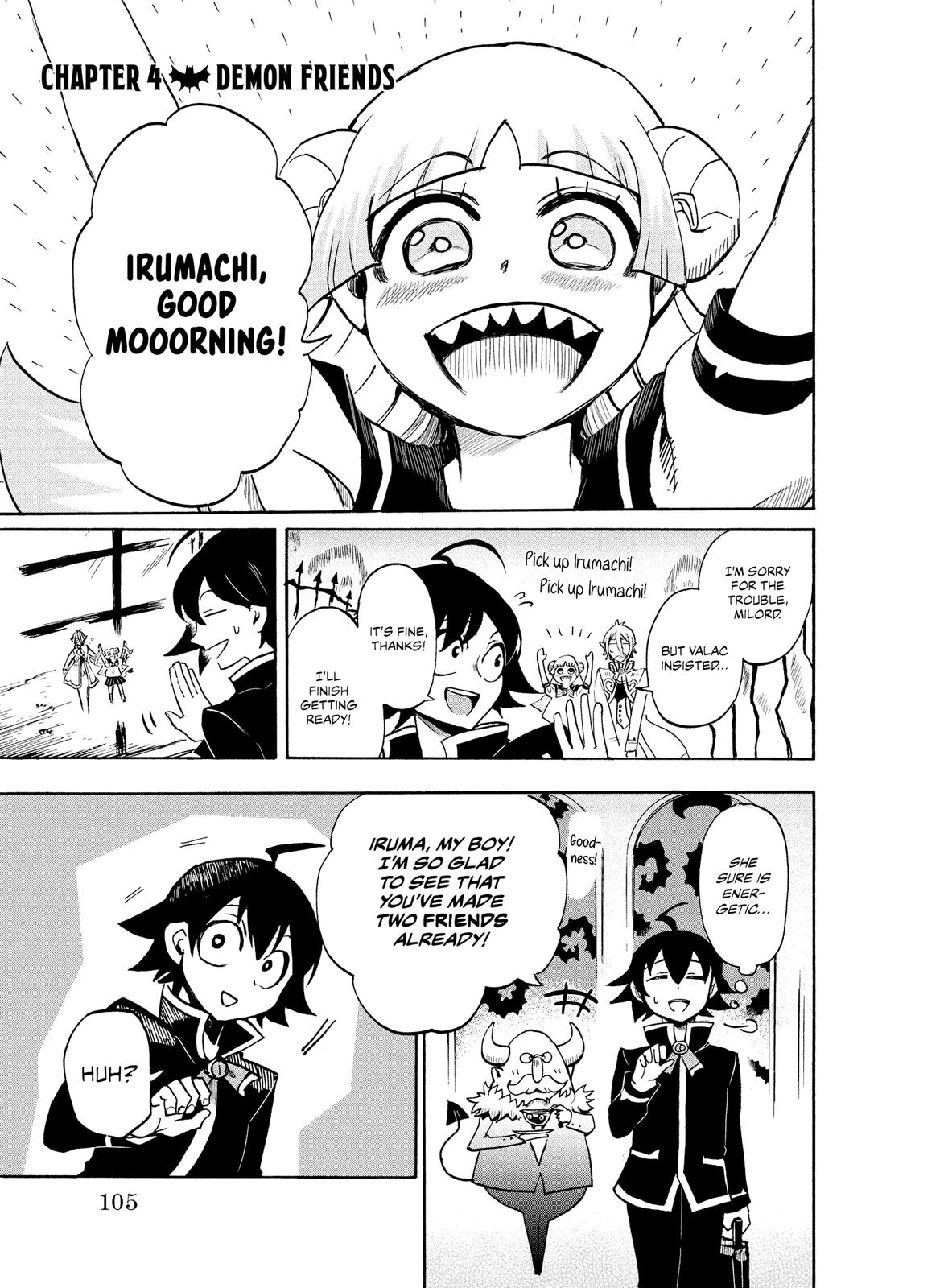 Welcome to Demon School! Iruma-kun Chapter 4 - Page 1 - Welcome to Demon School! Iruma-kun manga Chapter 4 manga