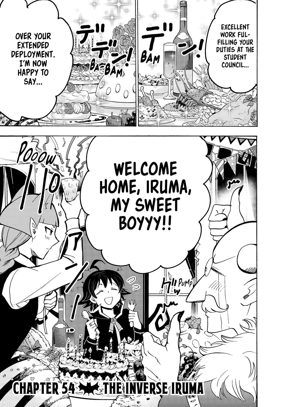 Welcome to Demon School! Iruma-kun Chapter 54 - Page 1 - Welcome to Demon School! Iruma-kun manga Chapter 54 manga