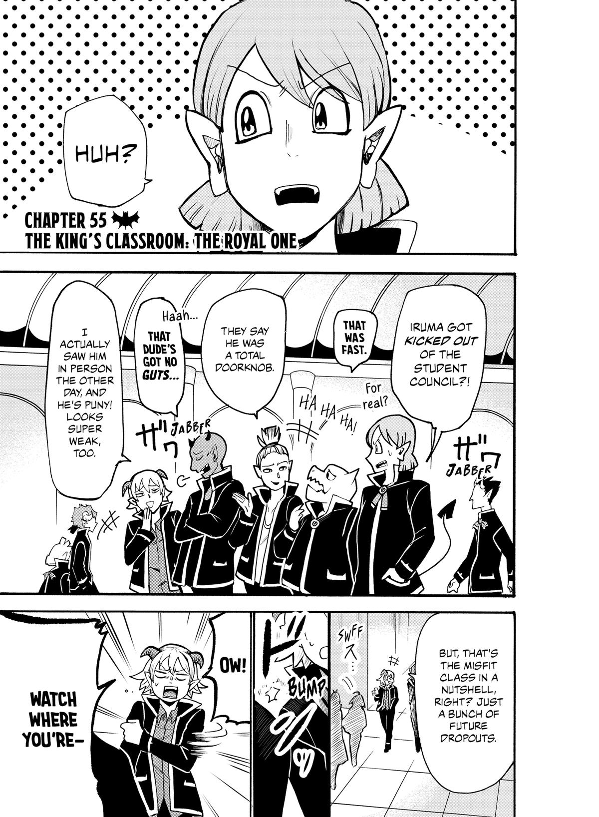 Welcome to Demon School! Iruma-kun Chapter 55 - Page 1 - Welcome to Demon School! Iruma-kun manga Chapter 55 manga