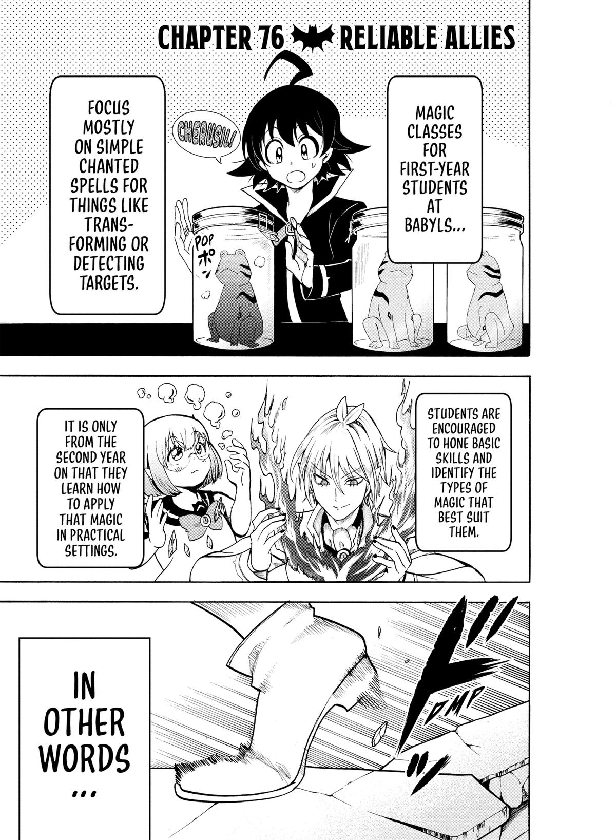 Welcome to Demon School! Iruma-kun Chapter 76 - Page 1 - Welcome to Demon School! Iruma-kun manga Chapter 76 manga