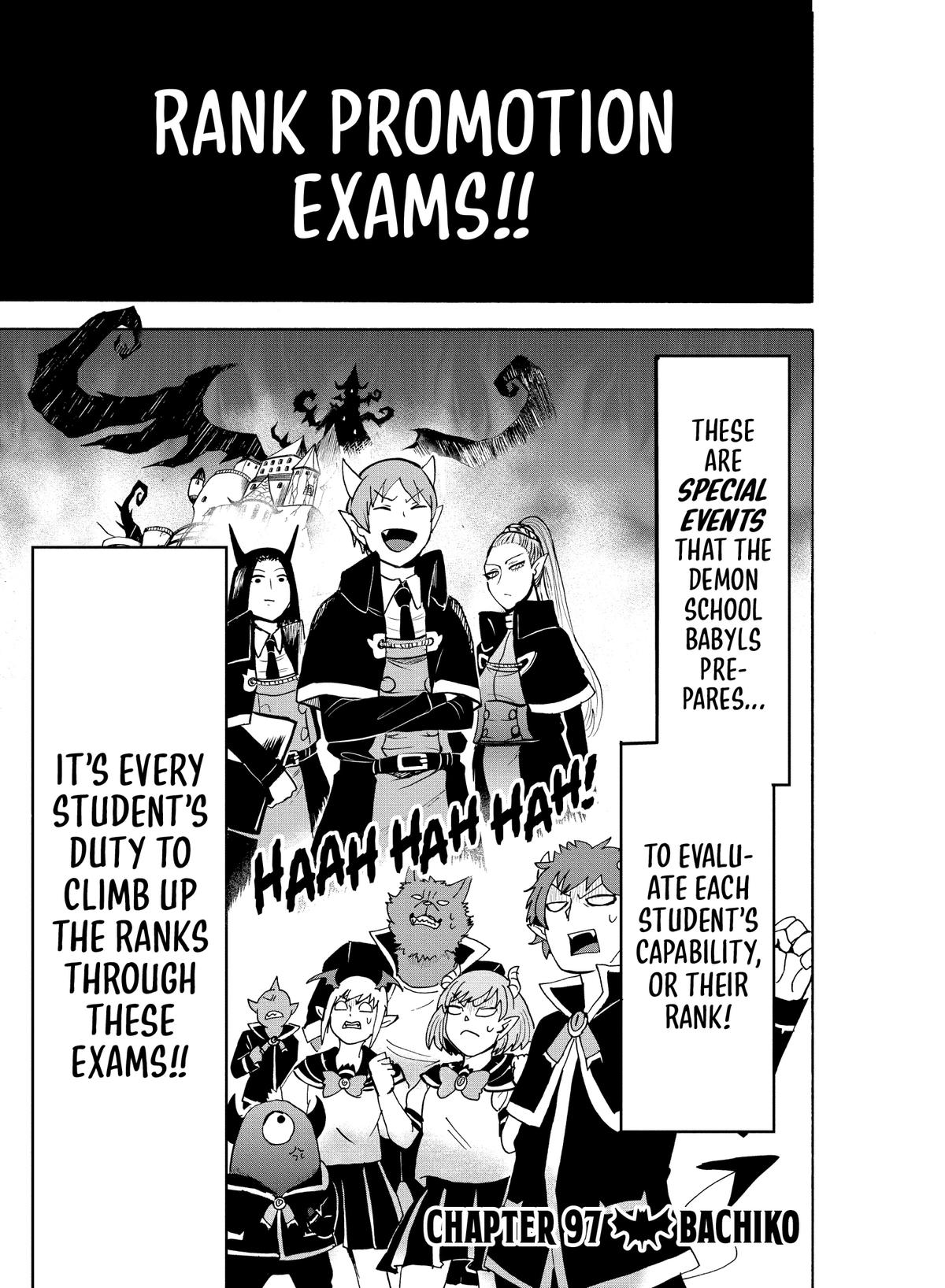 Welcome to Demon School! Iruma-kun Chapter 97 - Page 1 - Welcome to Demon School! Iruma-kun manga Chapter 97 manga