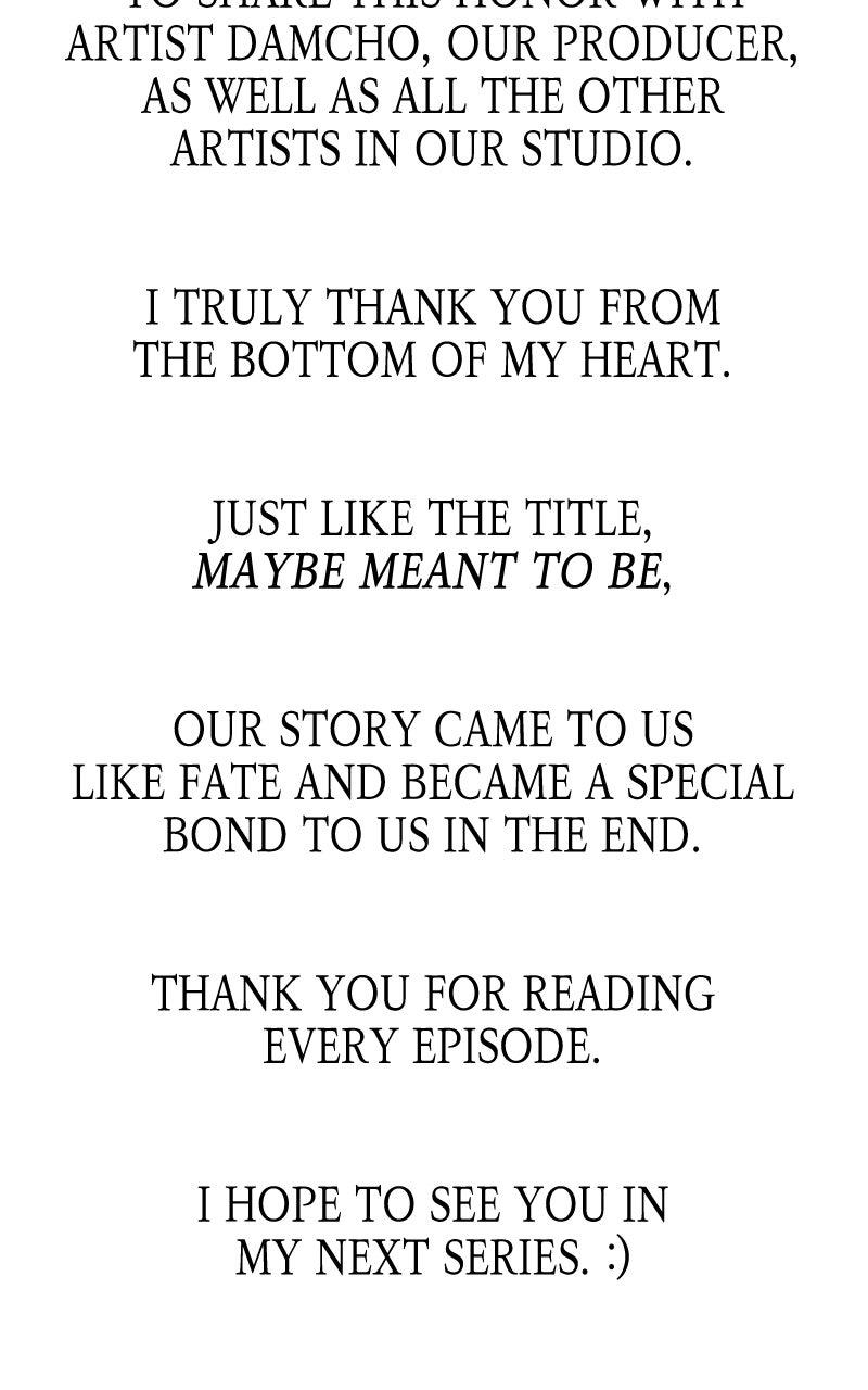 Maybe Meant to Be Chapter 132.5