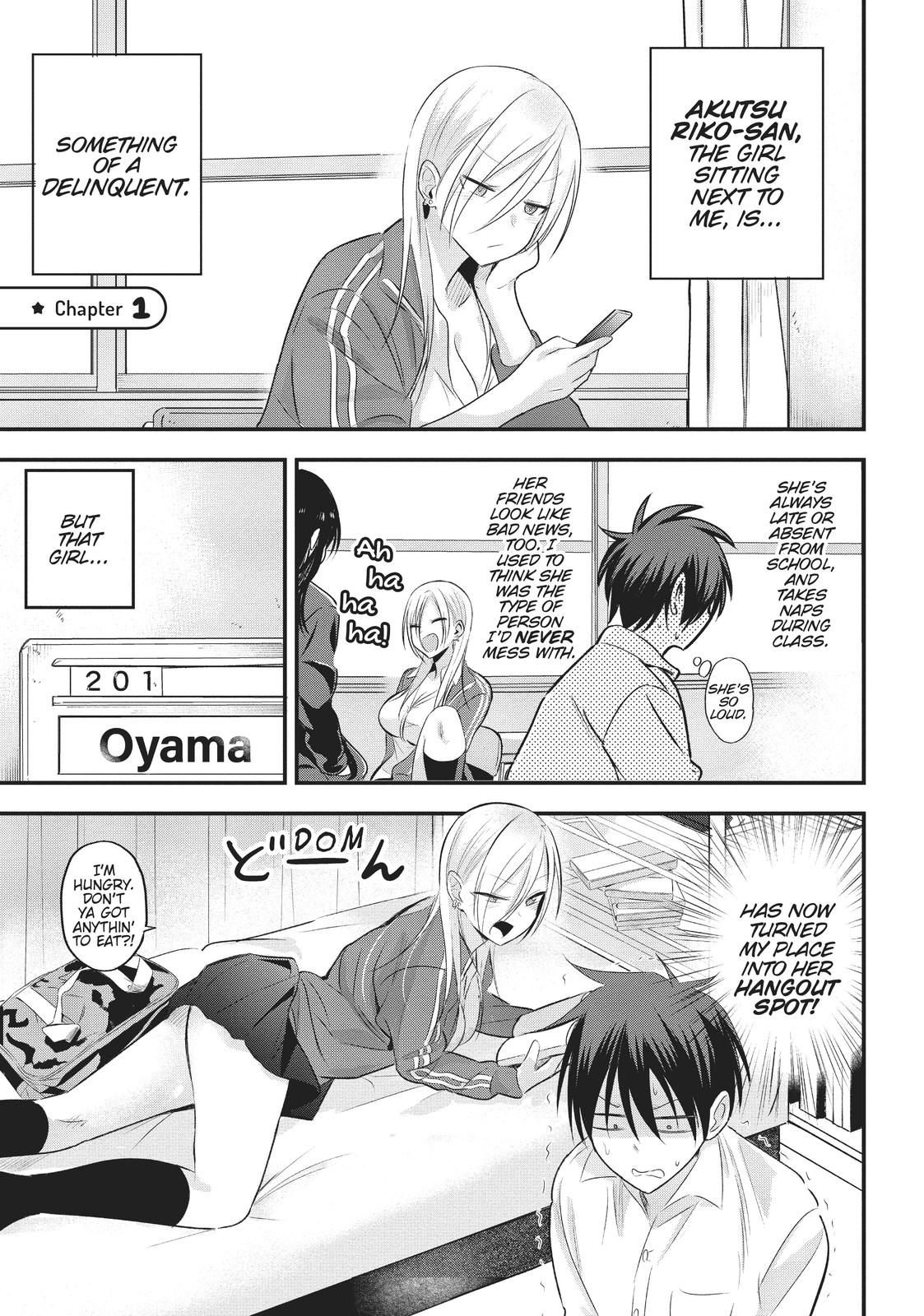 Please Go Home, Miss Akutsu! Chapter 1