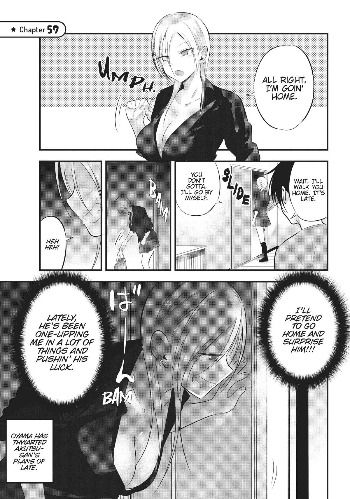 Please Go Home, Miss Akutsu! Chapter 57