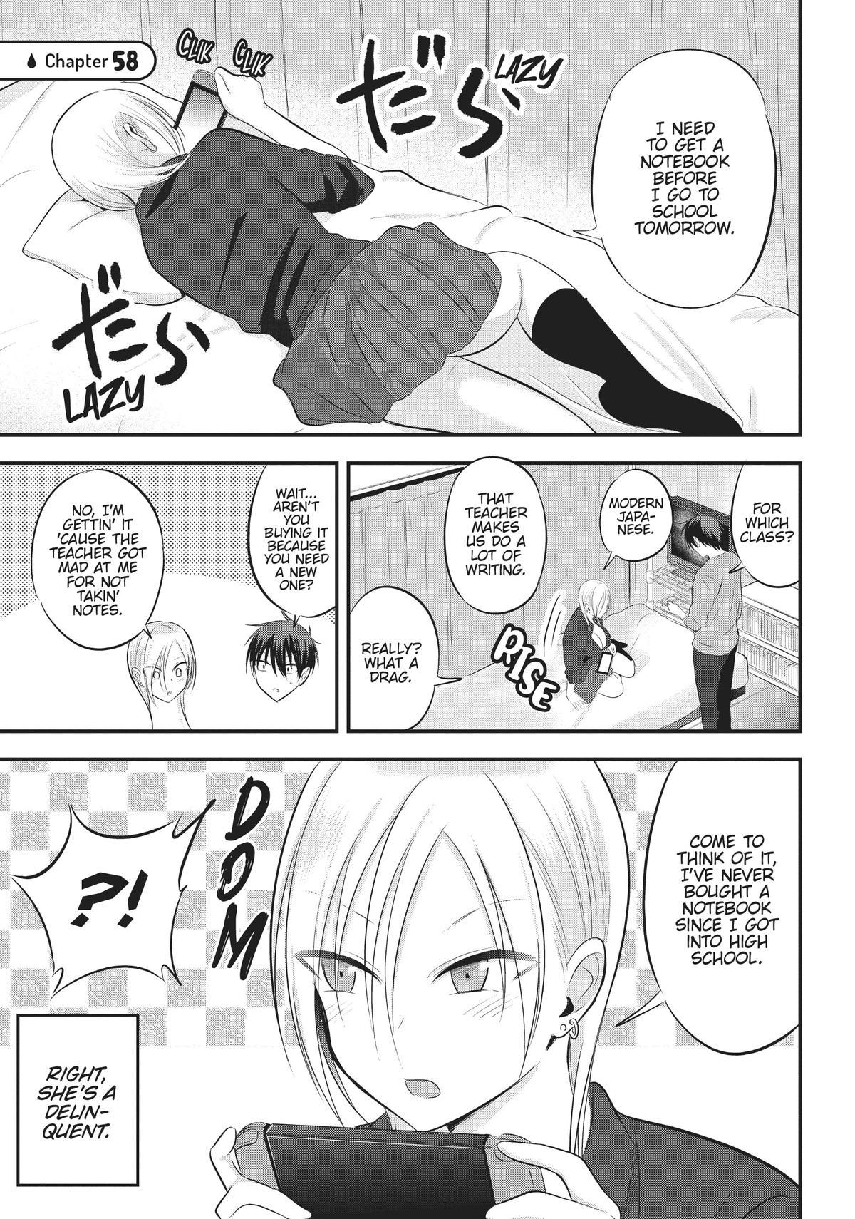 Please Go Home, Miss Akutsu! Chapter 58
