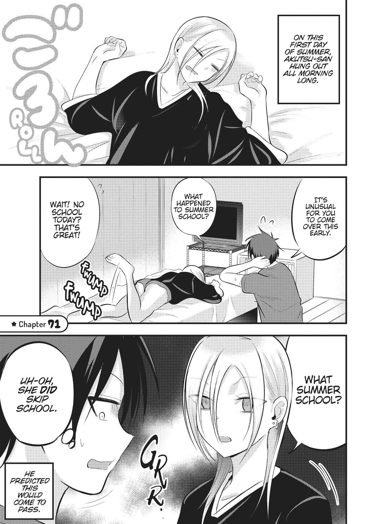 Please Go Home, Miss Akutsu! Chapter 71