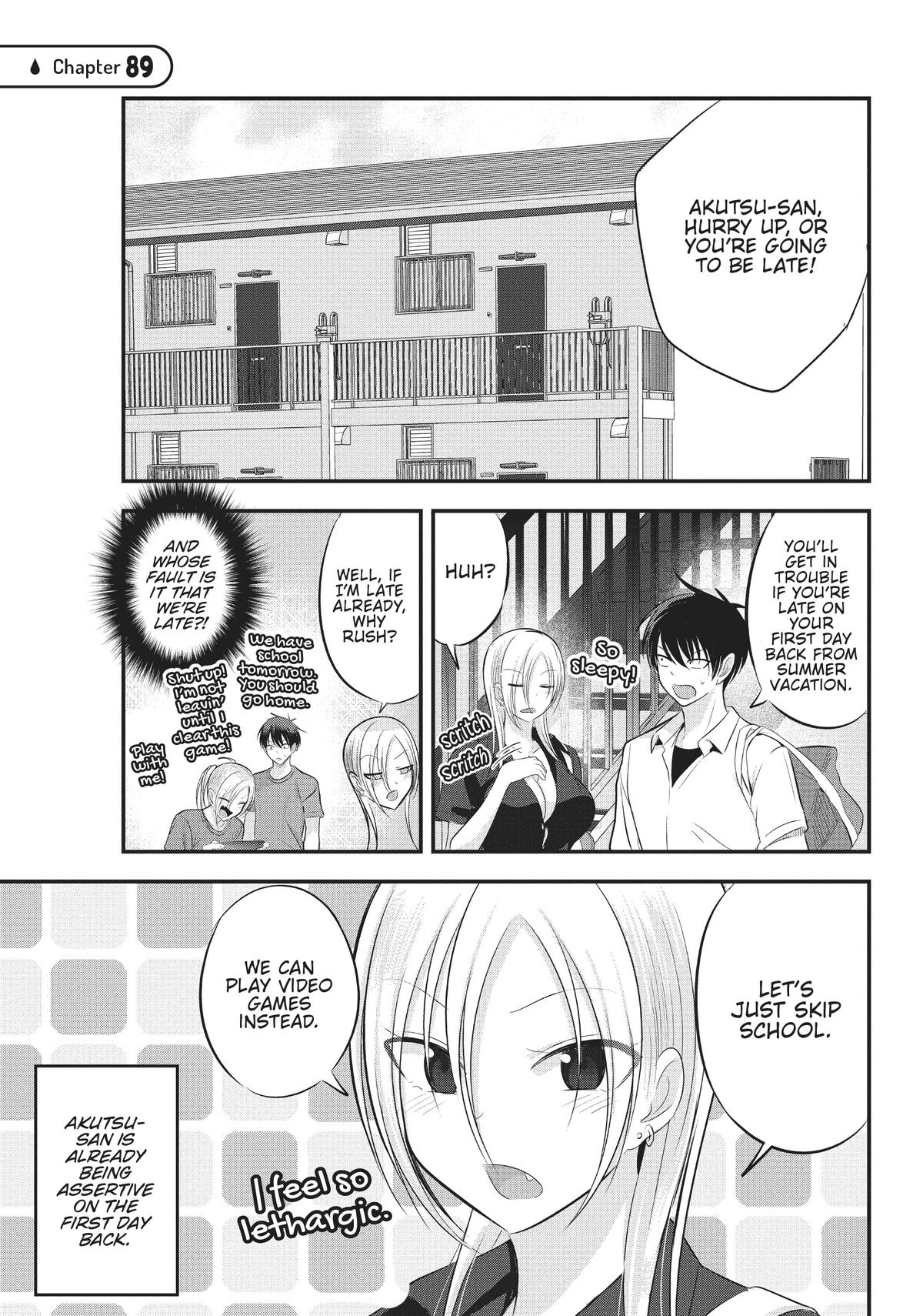 Please Go Home, Miss Akutsu! Chapter 89