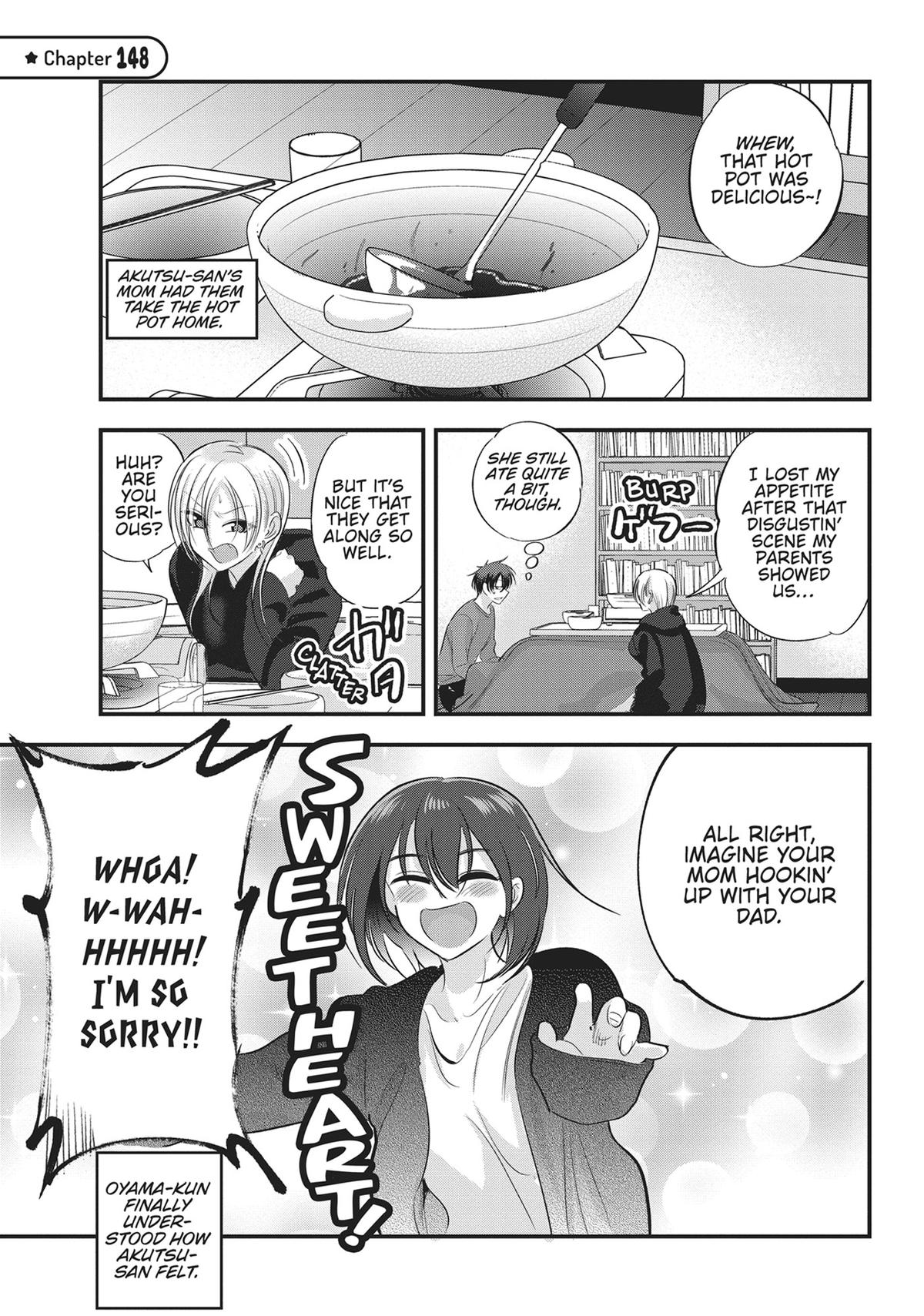 Please Go Home, Miss Akutsu! Chapter 148