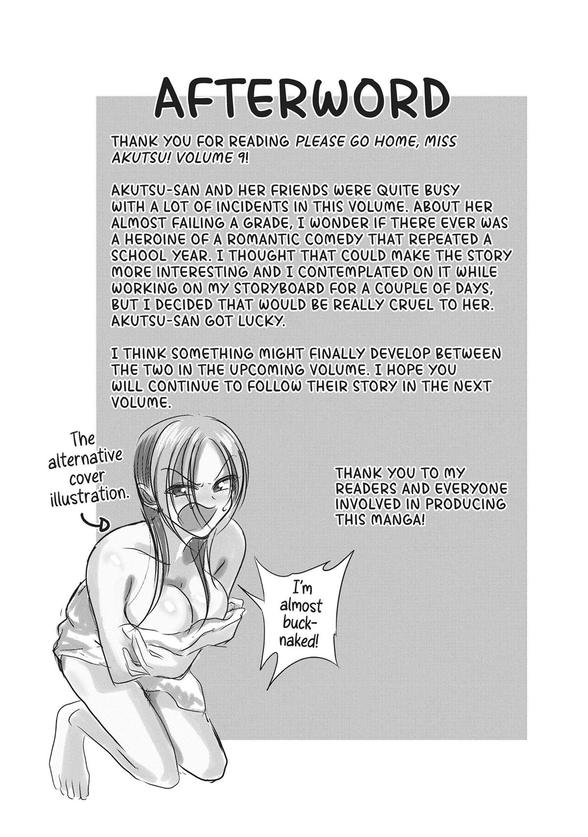 Please Go Home, Miss Akutsu! Chapter 175.5