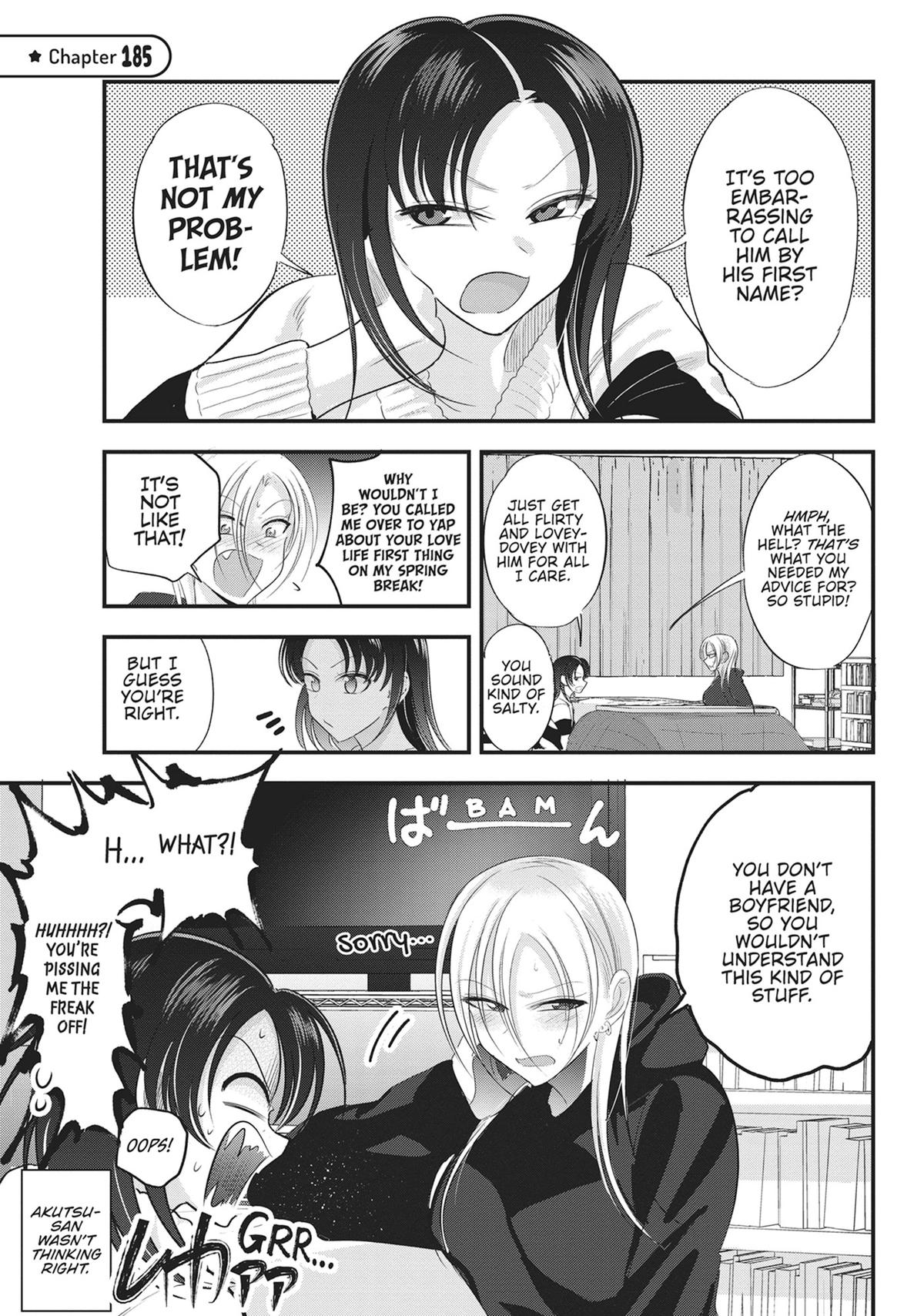 Please Go Home, Miss Akutsu! Chapter 185