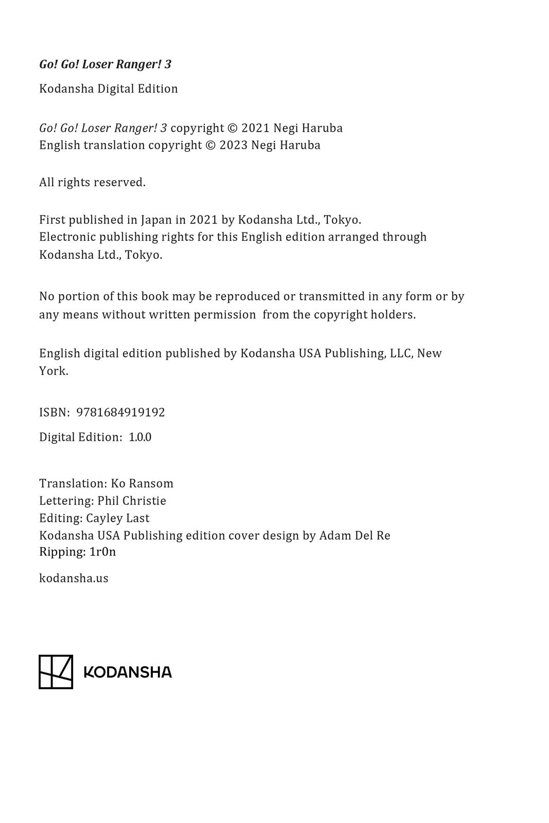 Go! Go! Loser Ranger! Chapter 23 23