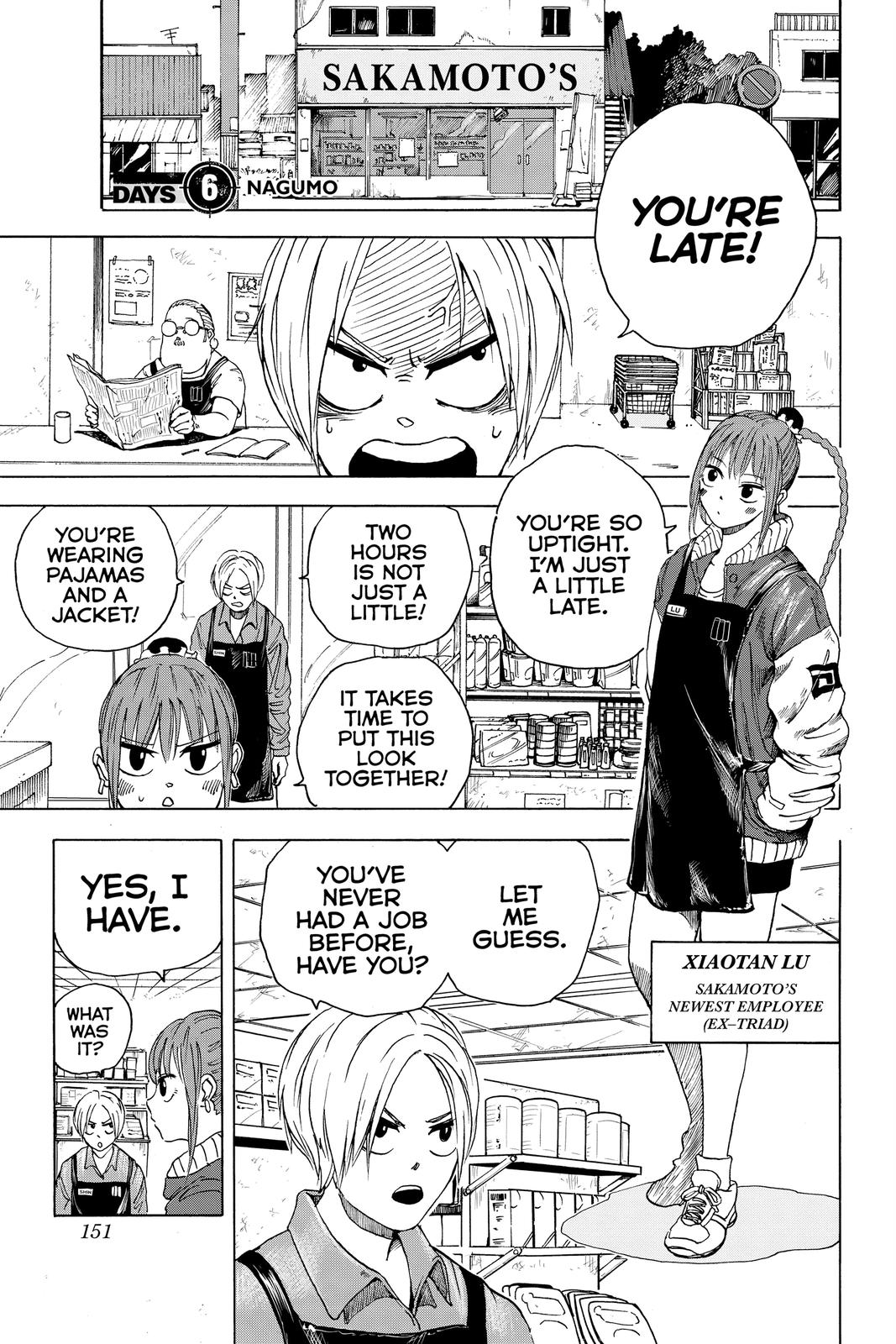 Sakamoto Days Chapter 6 - Page 1 - Sakamoto Days manga Chapter 6 manga