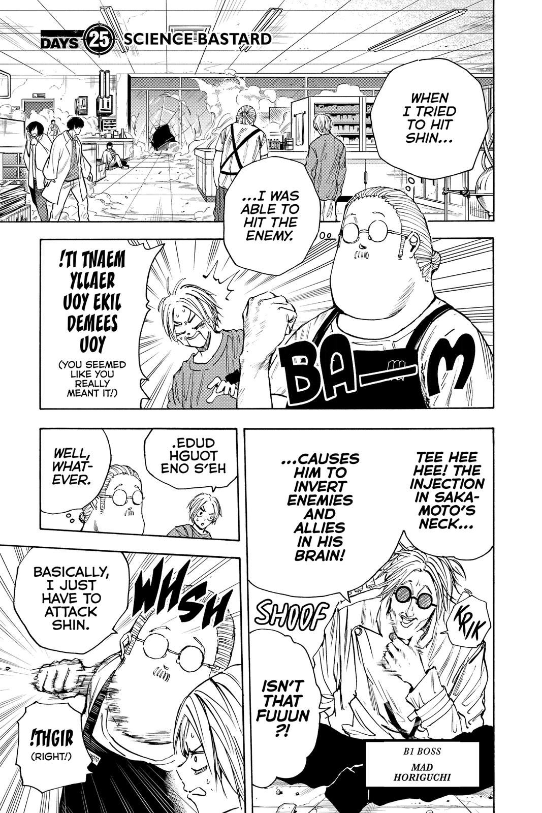 Sakamoto Days Chapter 25 - Page 1 - Sakamoto Days manga Chapter 25 manga