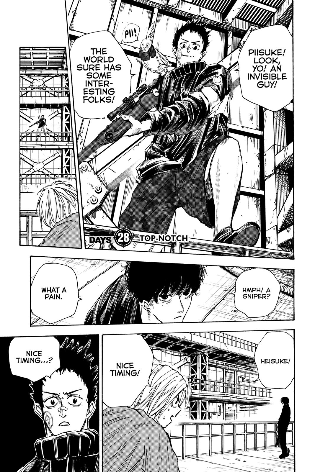 Sakamoto Days Chapter 28 - Page 1 - Sakamoto Days manga Chapter 28 manga