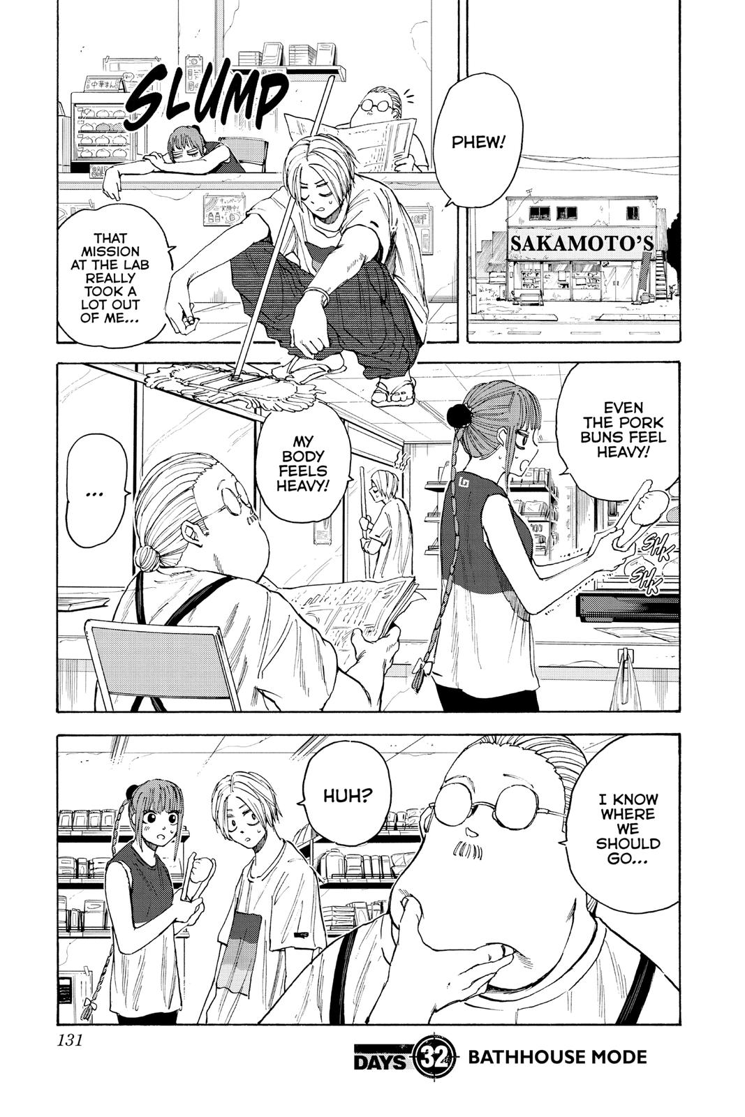 Sakamoto Days Chapter 32 - Page 1 - Sakamoto Days manga Chapter 32 manga