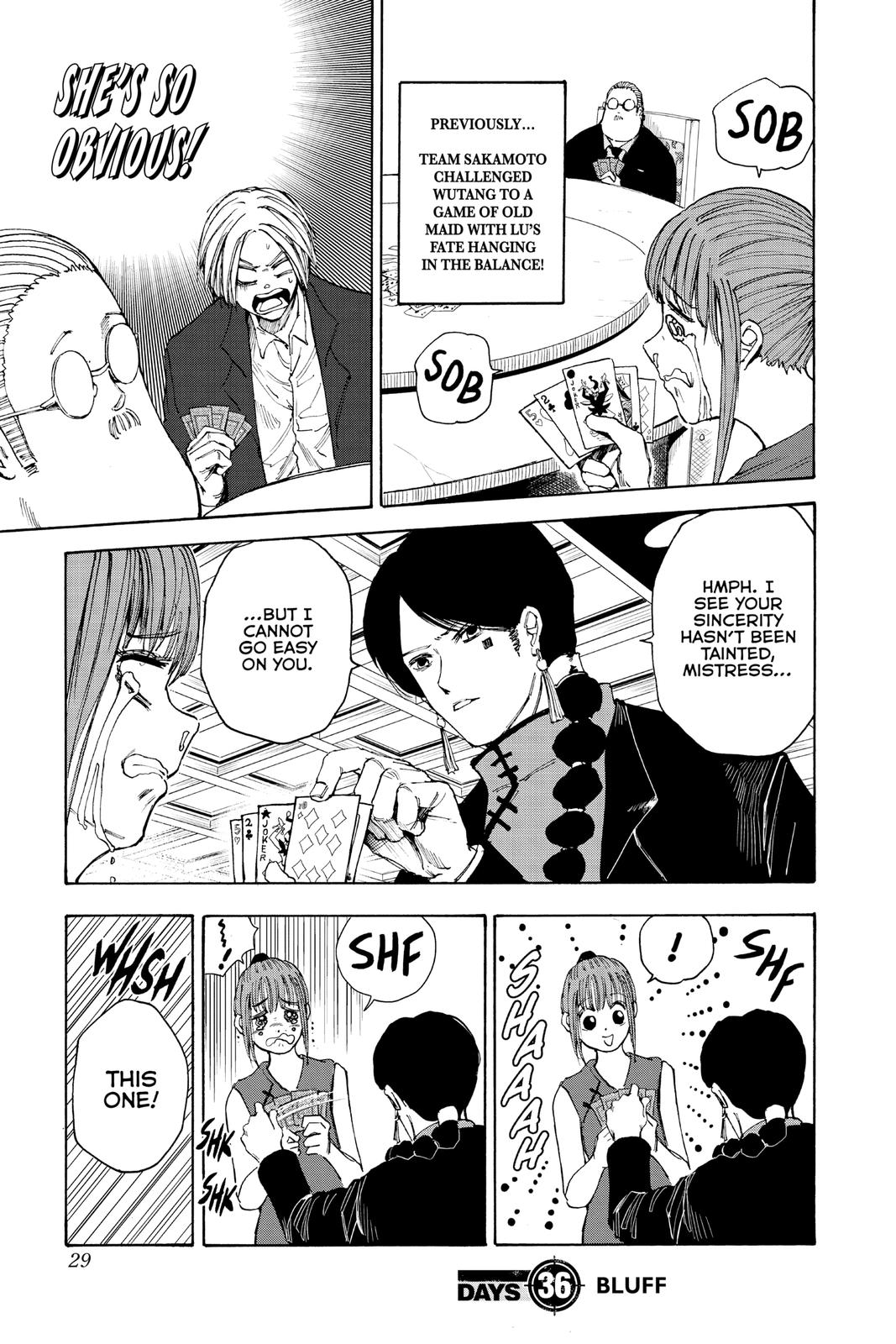 Sakamoto Days Chapter 36 - Page 1 - Sakamoto Days manga Chapter 36 manga