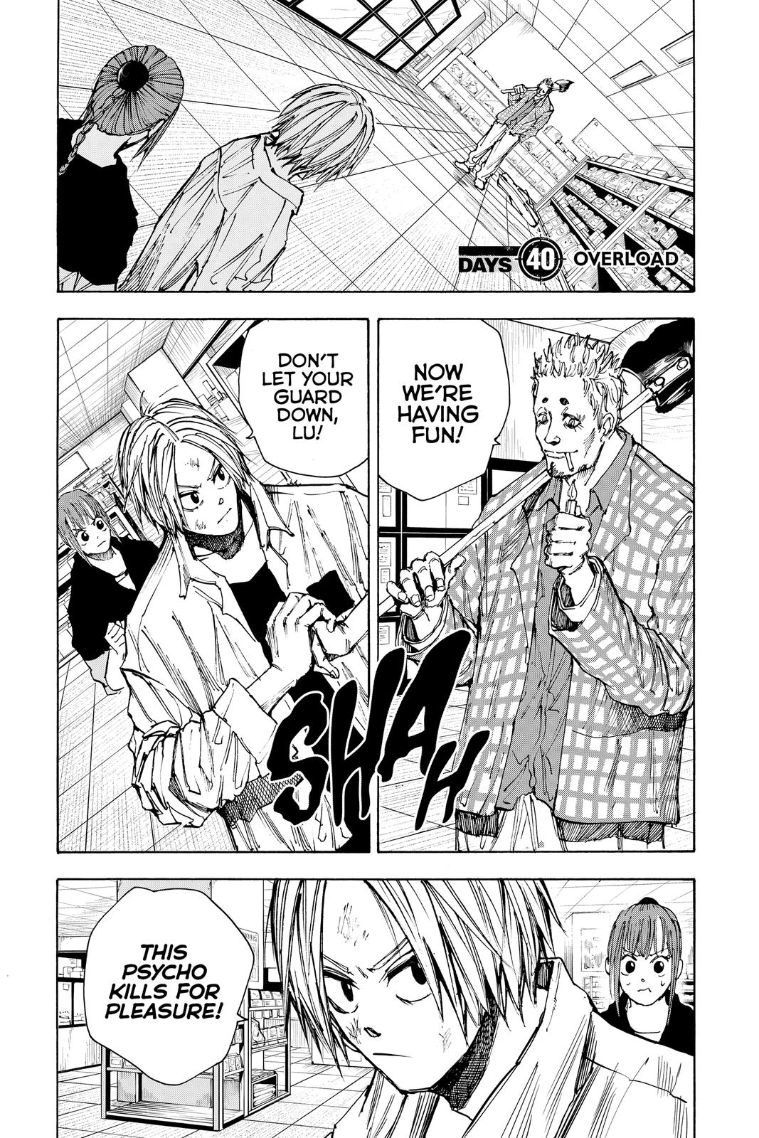 Sakamoto Days Chapter 40 - Page 1 - Sakamoto Days manga Chapter 40 manga