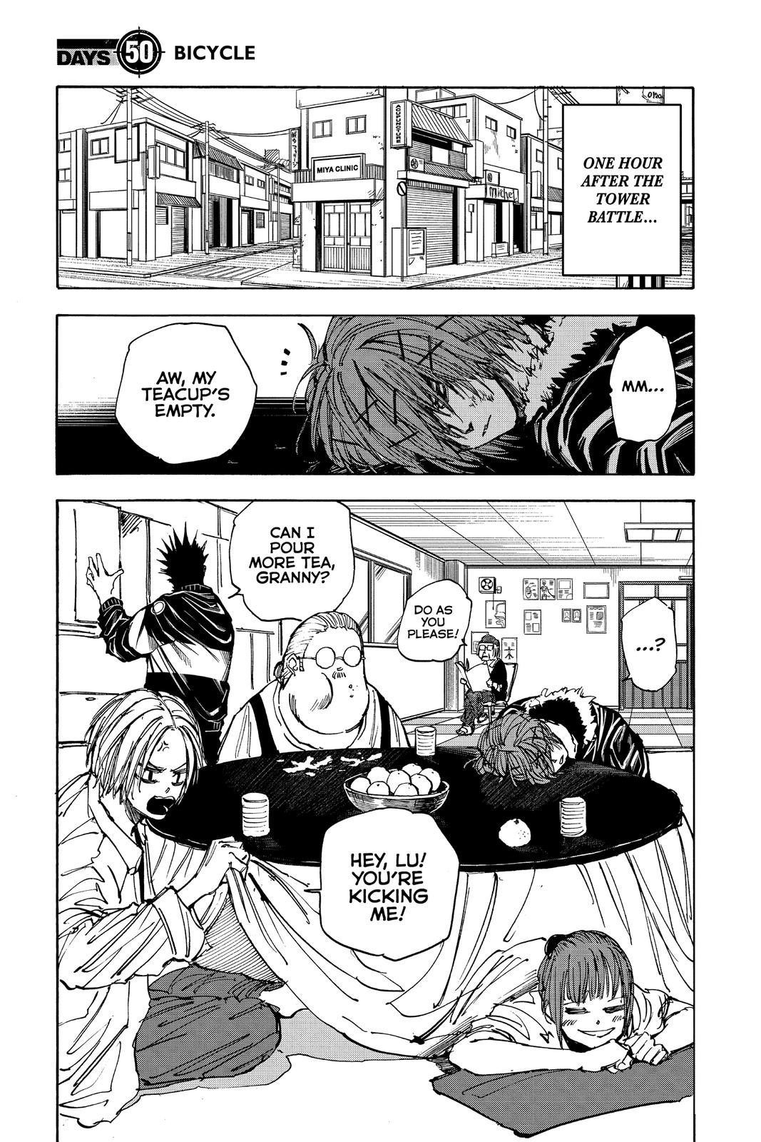 Sakamoto Days Chapter 50 - Page 1 - Sakamoto Days manga Chapter 50 manga