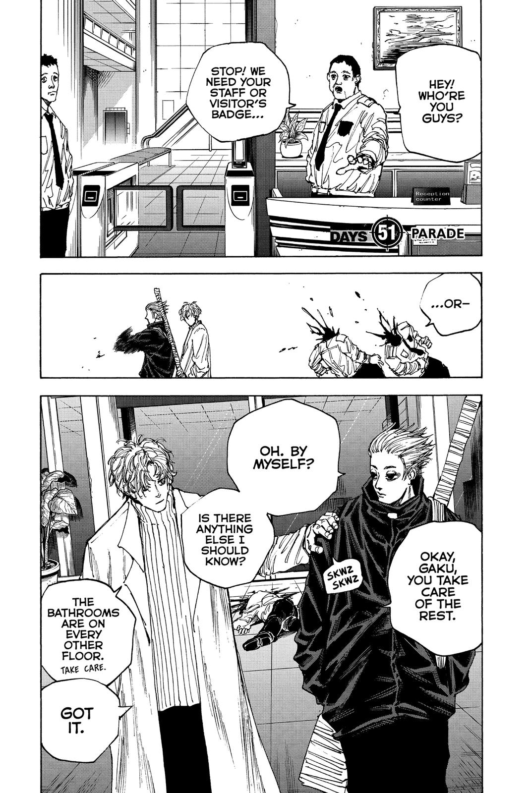 Sakamoto Days Chapter 51 - Page 1 - Sakamoto Days manga Chapter 51 manga