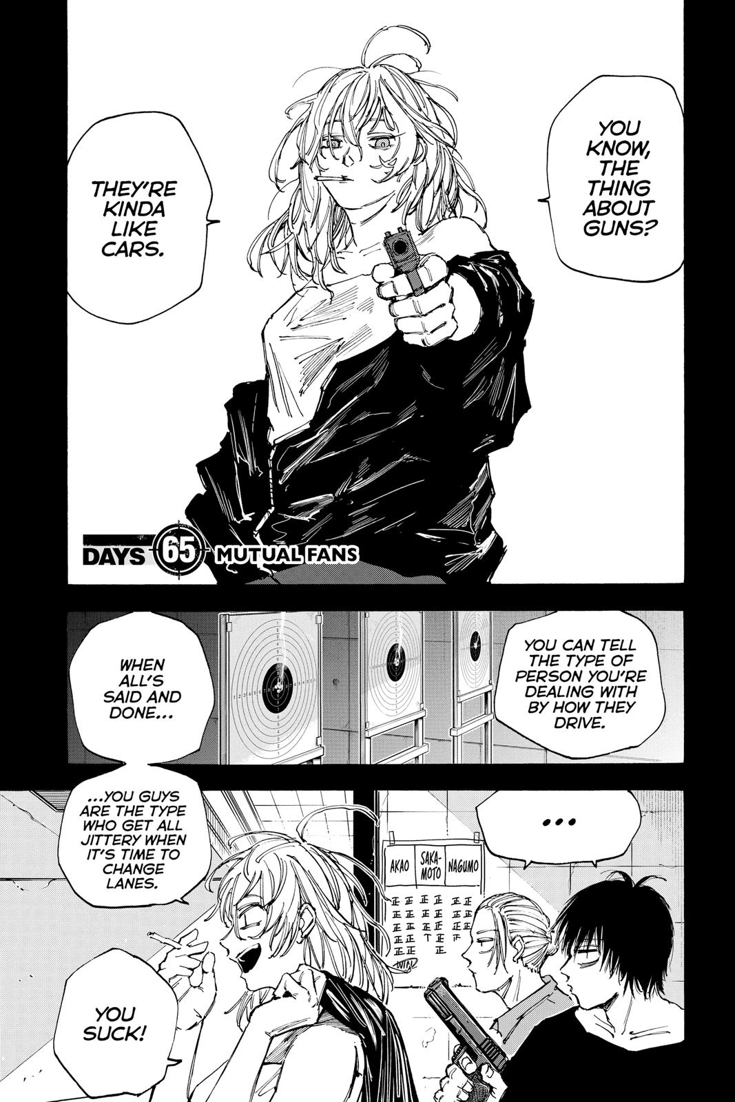 Sakamoto Days Chapter 65 - Page 1 - Sakamoto Days manga Chapter 65 manga