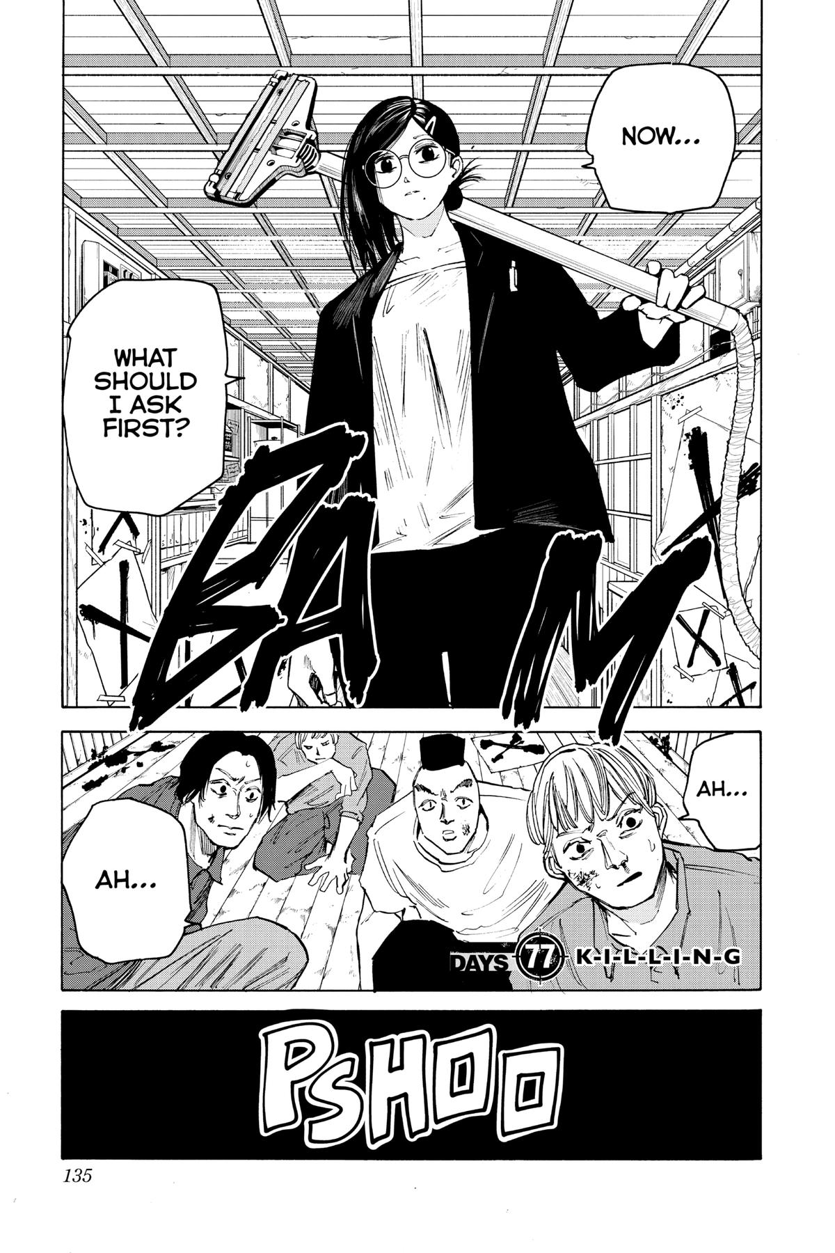 Sakamoto Days Chapter 77 - Page 1 - Sakamoto Days manga Chapter 77 manga