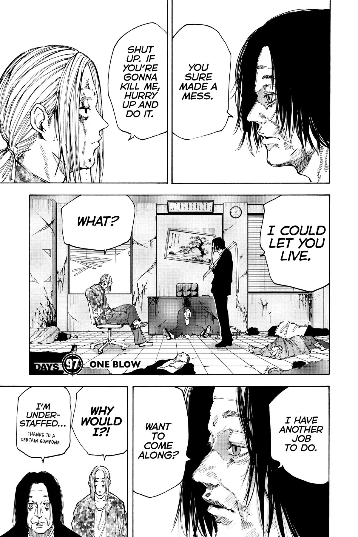 Sakamoto Days Chapter 97 - Page 1 - Sakamoto Days manga Chapter 97 manga