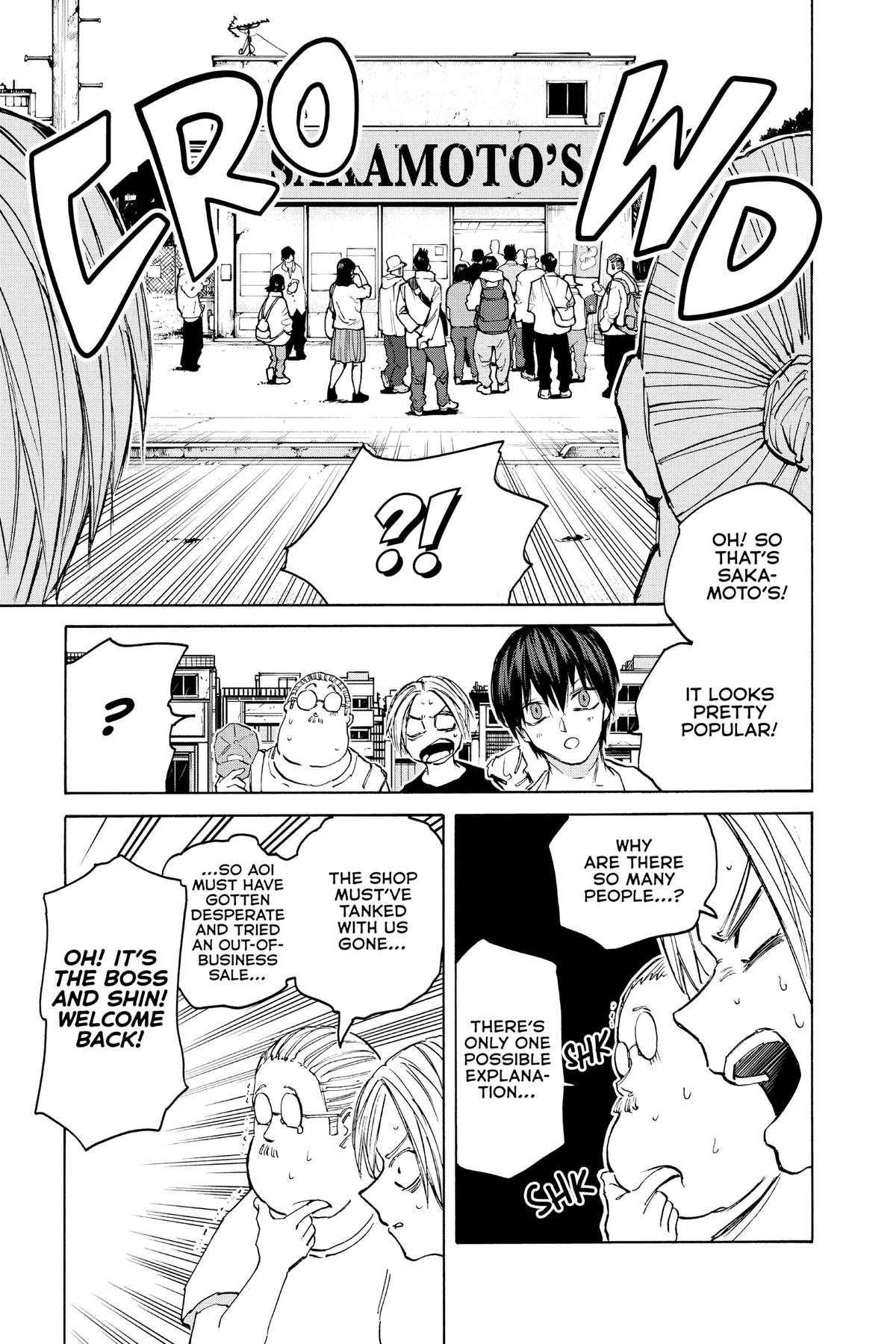 Sakamoto Days Chapter 105 - Page 1 - Sakamoto Days manga Chapter 105 manga