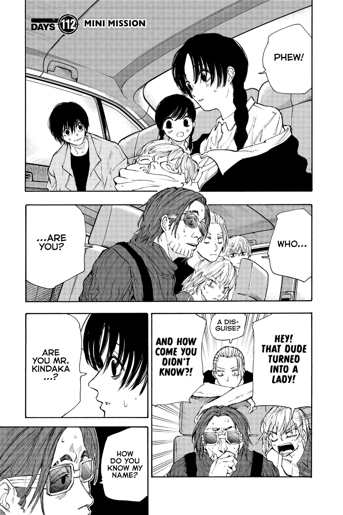 Sakamoto Days Chapter 112 - Page 1 - Sakamoto Days manga Chapter 112 manga