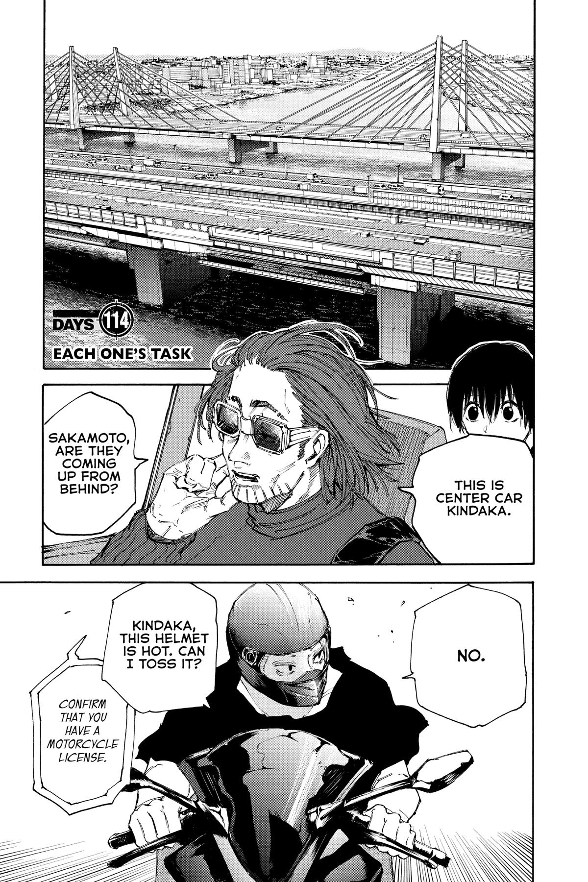 Sakamoto Days Chapter 114 - Page 1 - Sakamoto Days manga Chapter 114 manga