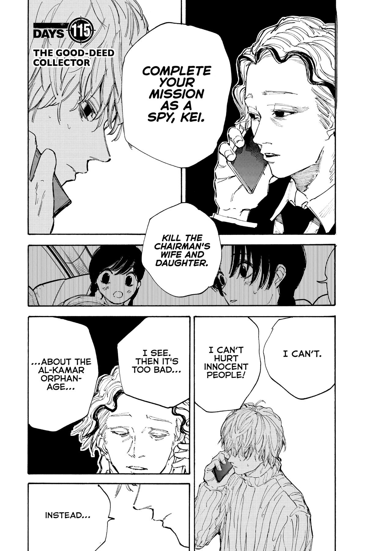 Sakamoto Days Chapter 115 - Page 1 - Sakamoto Days manga Chapter 115 manga