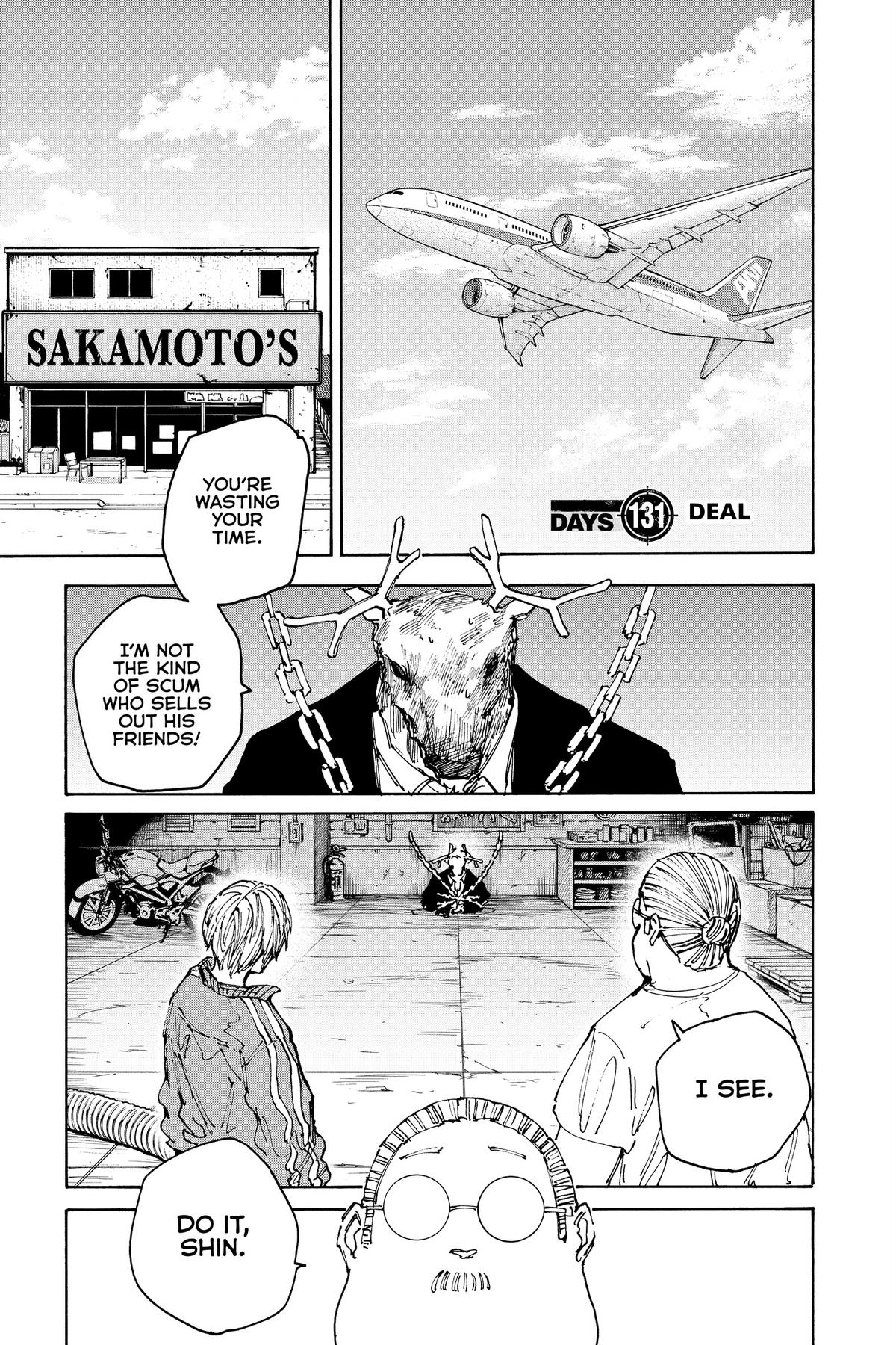 Sakamoto Days Chapter 131 - Page 1 - Sakamoto Days manga Chapter 131 manga