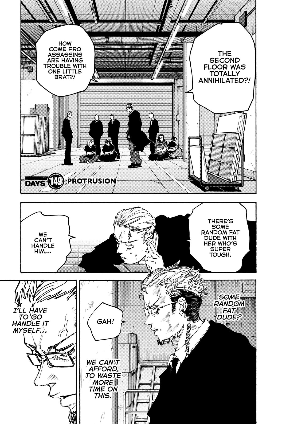 Sakamoto Days Chapter 149 - Page 1 - Sakamoto Days manga Chapter 149 manga