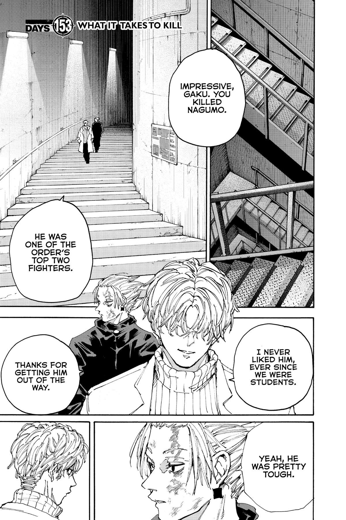 Sakamoto Days Chapter 153 - Page 1 - Sakamoto Days manga Chapter 153 manga