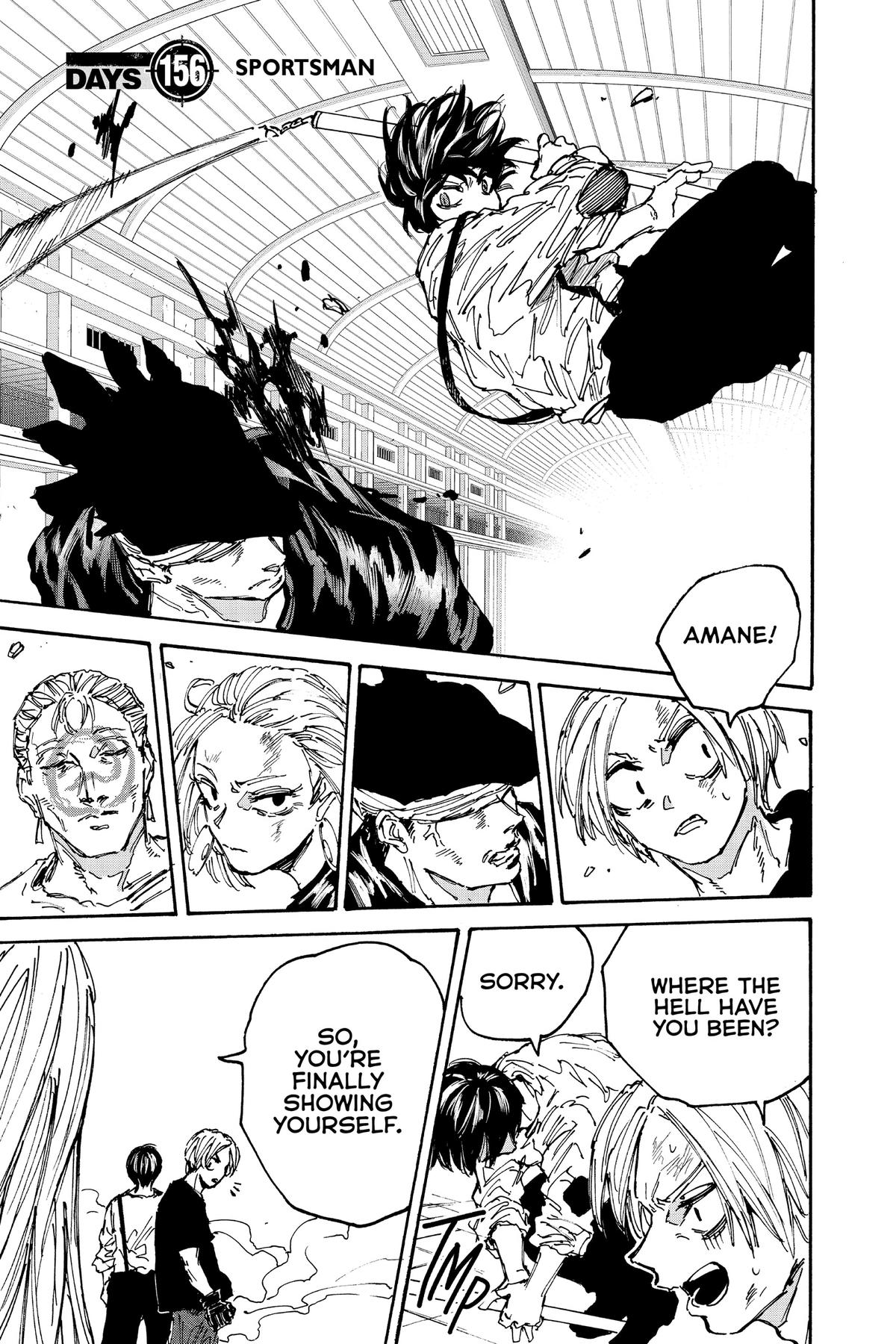 Sakamoto Days Chapter 156 - Page 1 - Sakamoto Days manga Chapter 156 manga