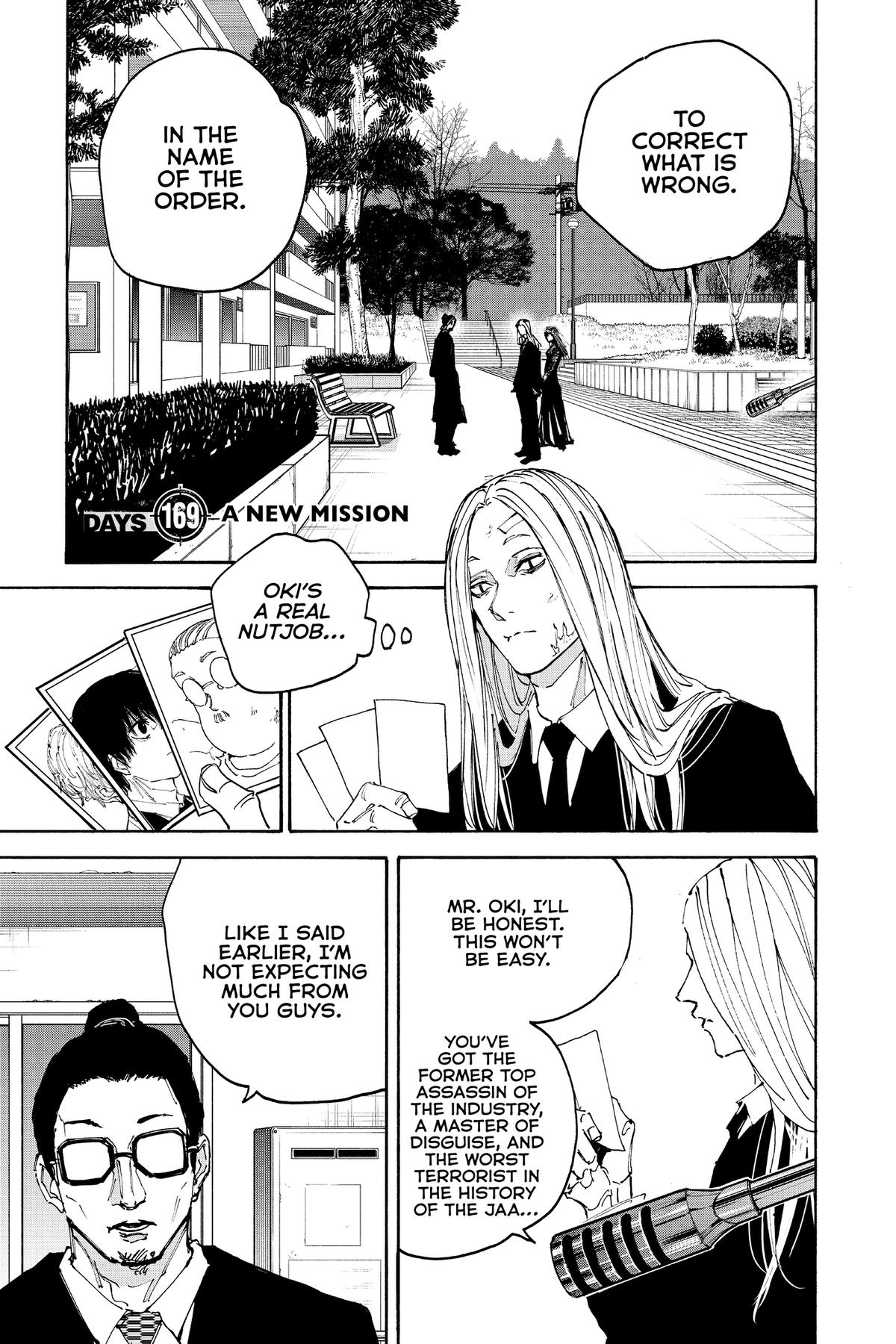 Sakamoto Days Chapter 169 - Page 1 - Sakamoto Days manga Chapter 169 manga