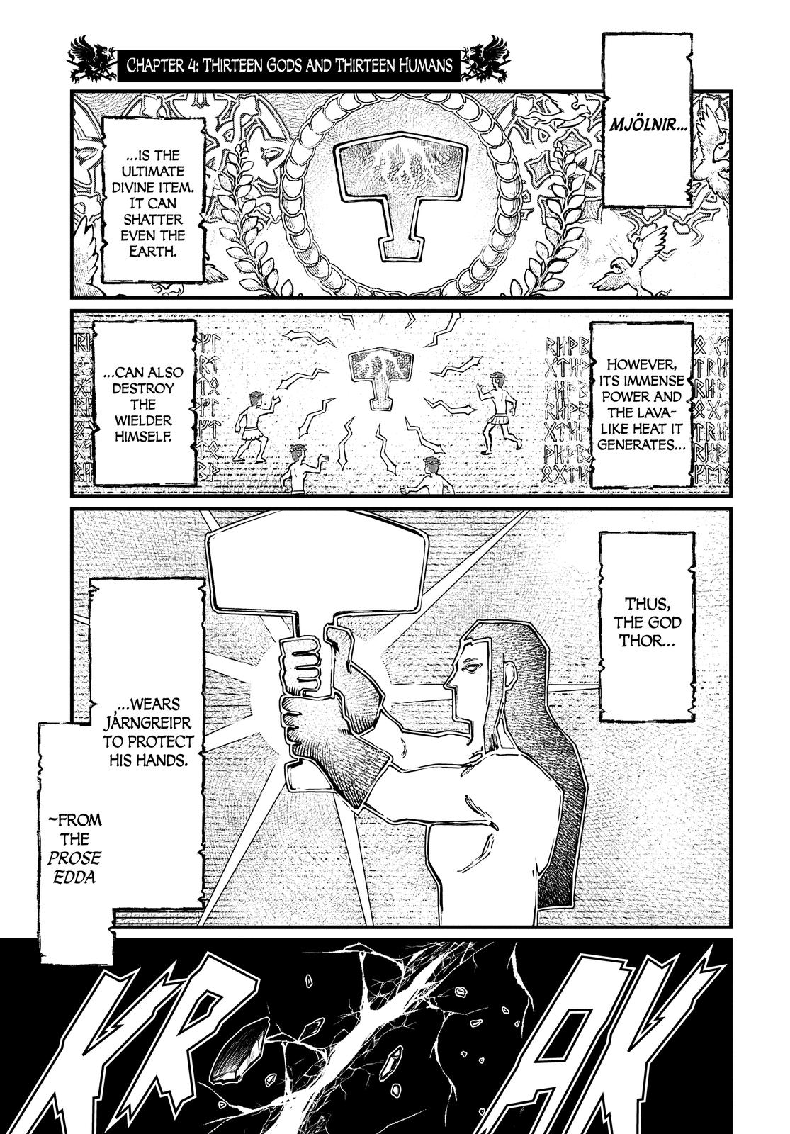 Record of Ragnarok Chapter 4 - Page 1 - Record of Ragnarok manga Chapter 4 manga