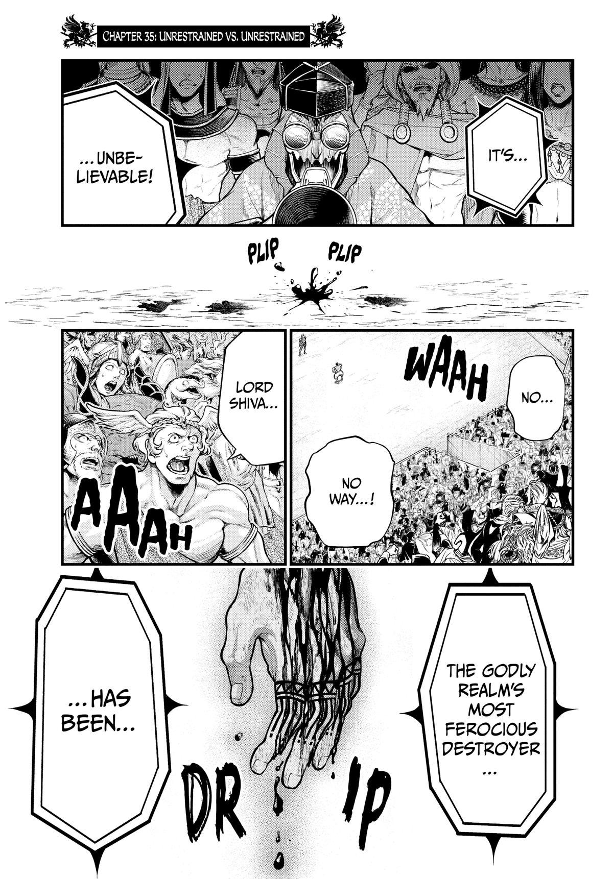 Record of Ragnarok Chapter 35 - Page 1 - Record of Ragnarok manga Chapter 35 manga