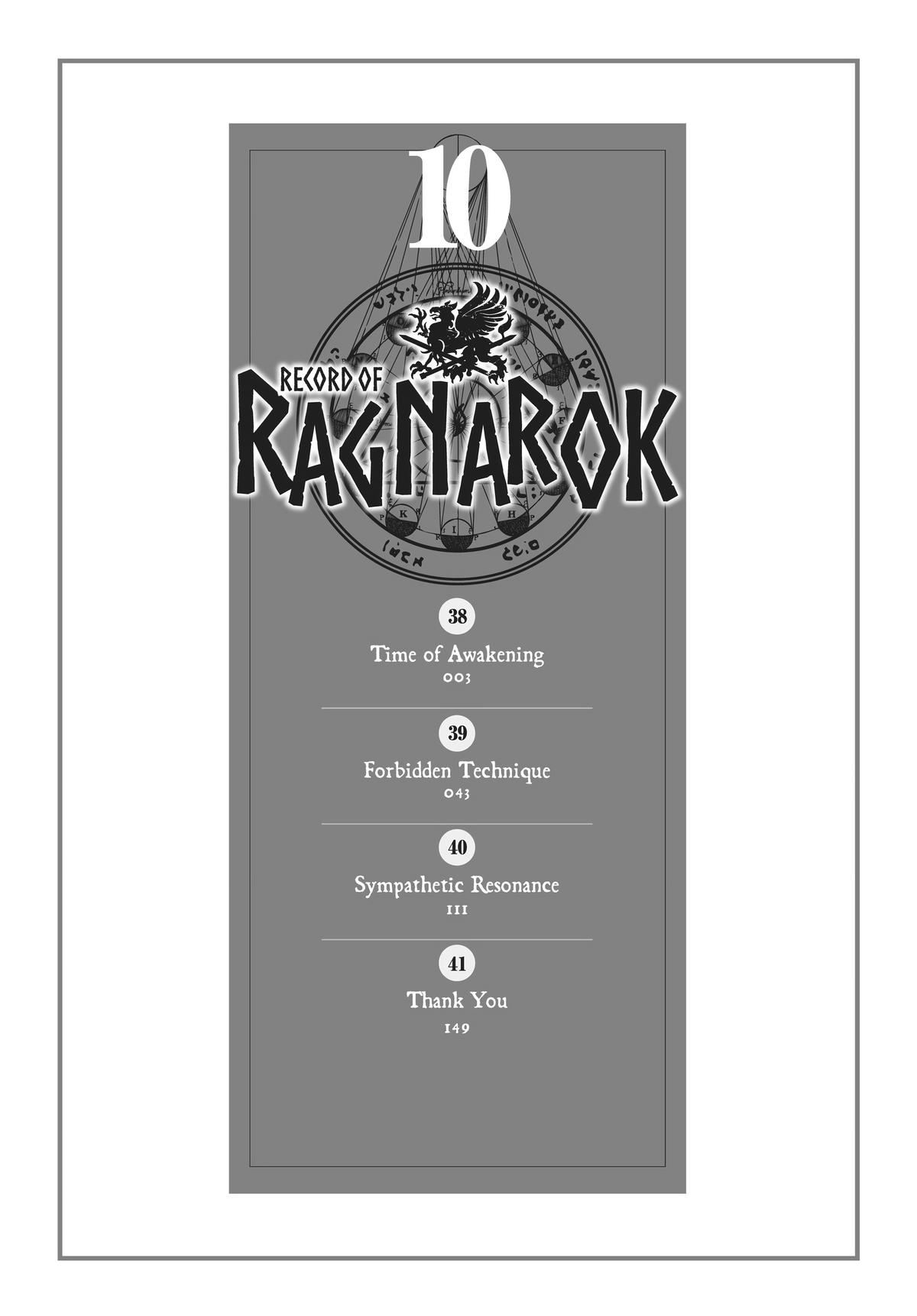 Record of Ragnarok Chapter 38 - Page 3 - Record of Ragnarok manga Chapter 38 manga