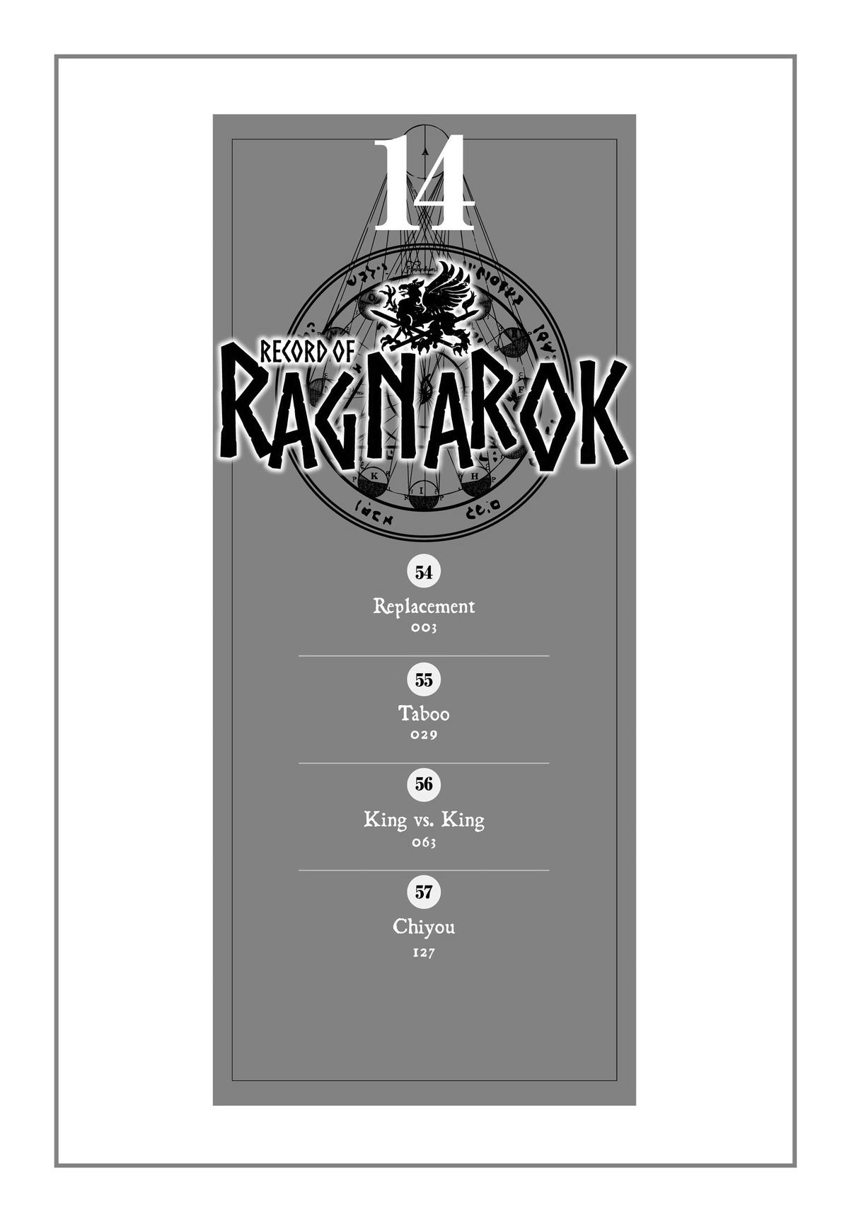 Record of Ragnarok Chapter 54 - Page 3 - Record of Ragnarok manga Chapter 54 manga