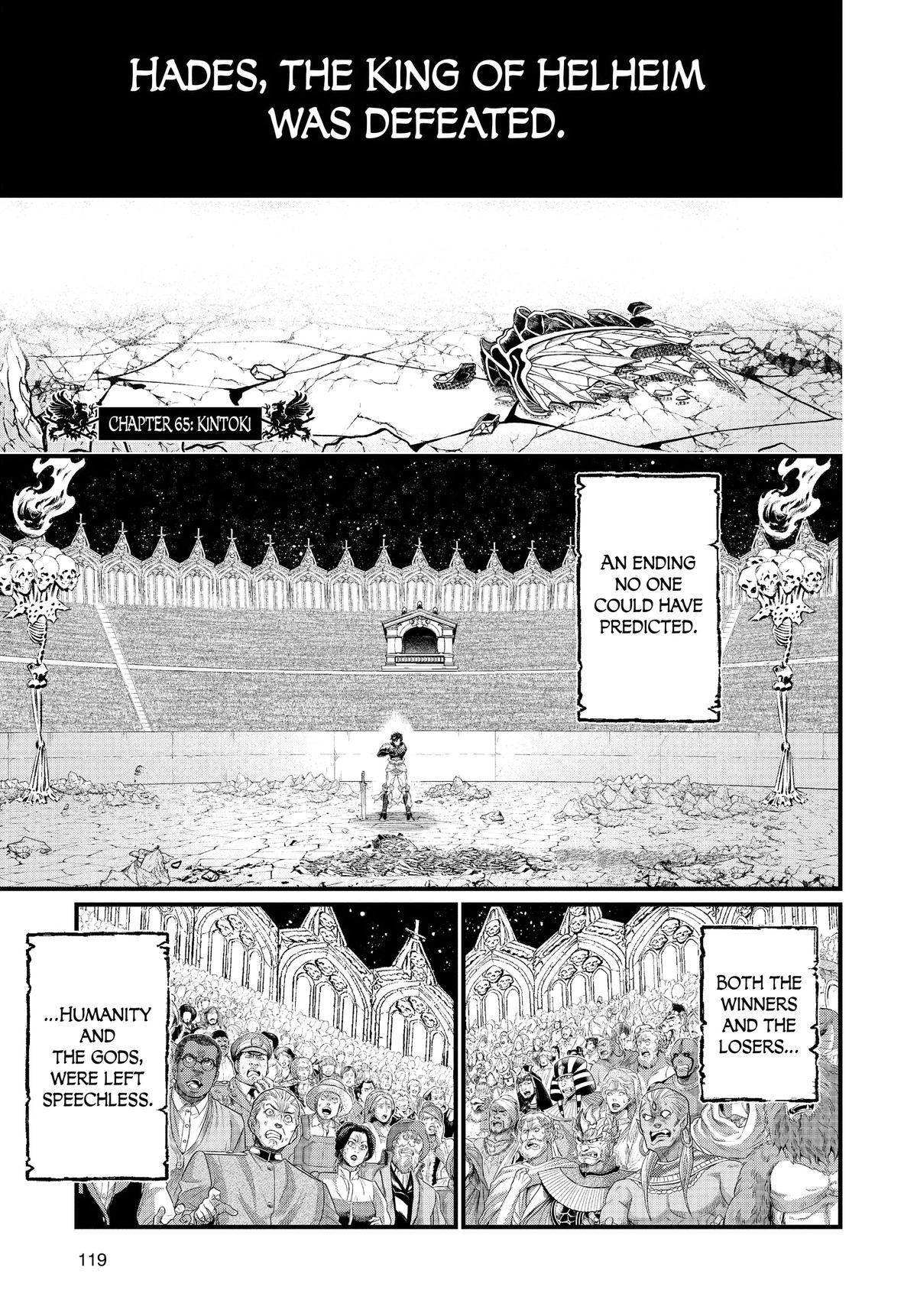 Record of Ragnarok Chapter 65 - Page 1 - Record of Ragnarok manga Chapter 65 manga