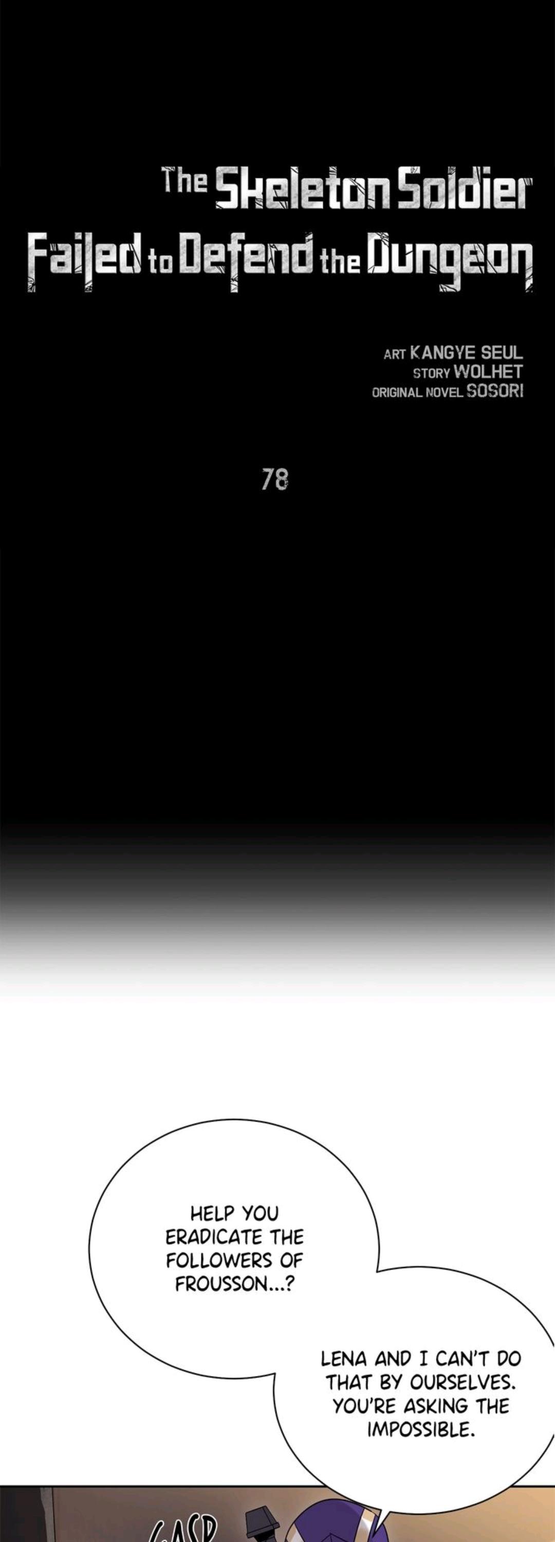 The Skeleton Soldier Failed to Defend the Dungeon Chapter 77