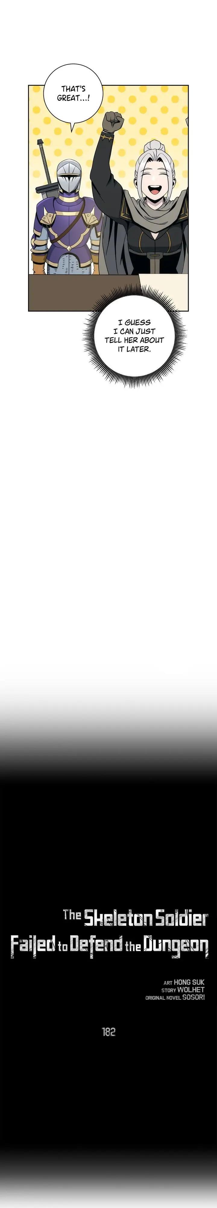 The Skeleton Soldier Failed to Defend the Dungeon Chapter 180