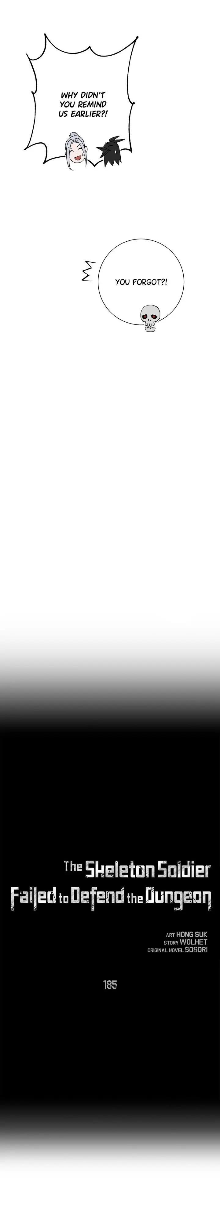 The Skeleton Soldier Failed to Defend the Dungeon Chapter 183