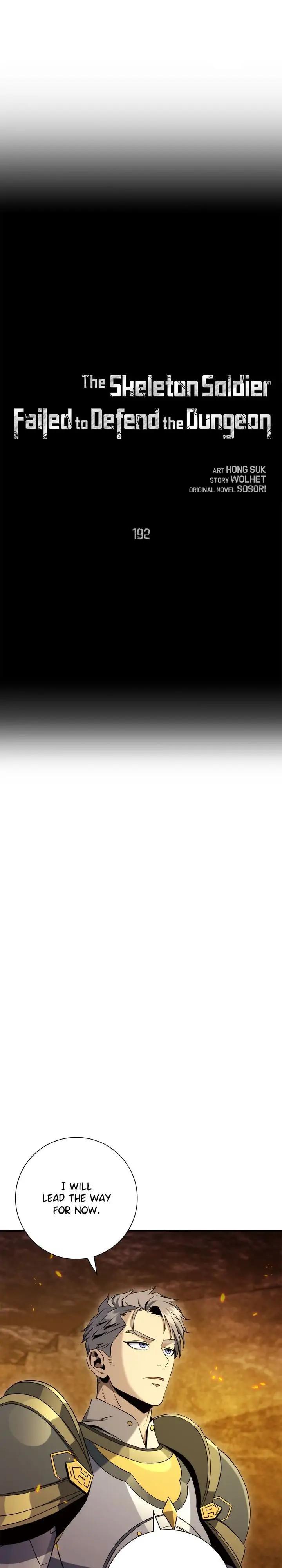 The Skeleton Soldier Failed to Defend the Dungeon Chapter 191