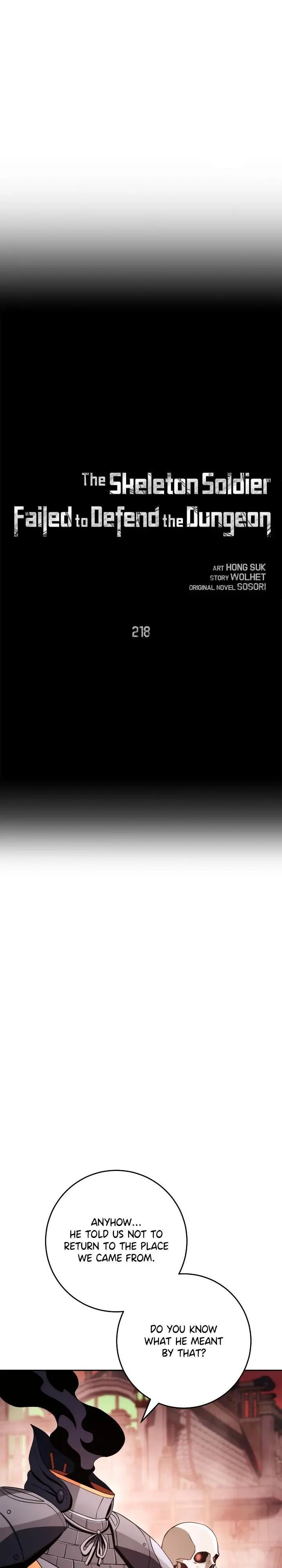 The Skeleton Soldier Failed to Defend the Dungeon Chapter 216