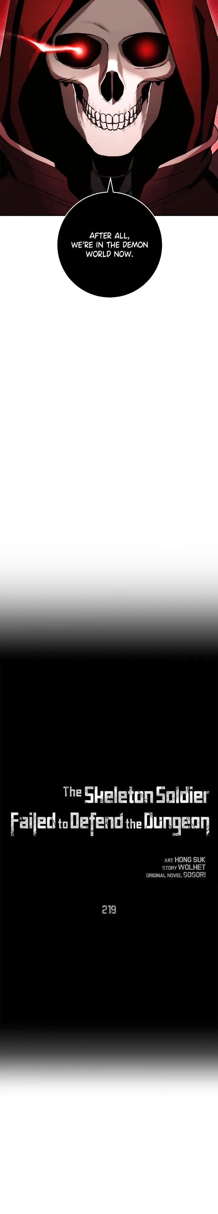 The Skeleton Soldier Failed to Defend the Dungeon Chapter 217