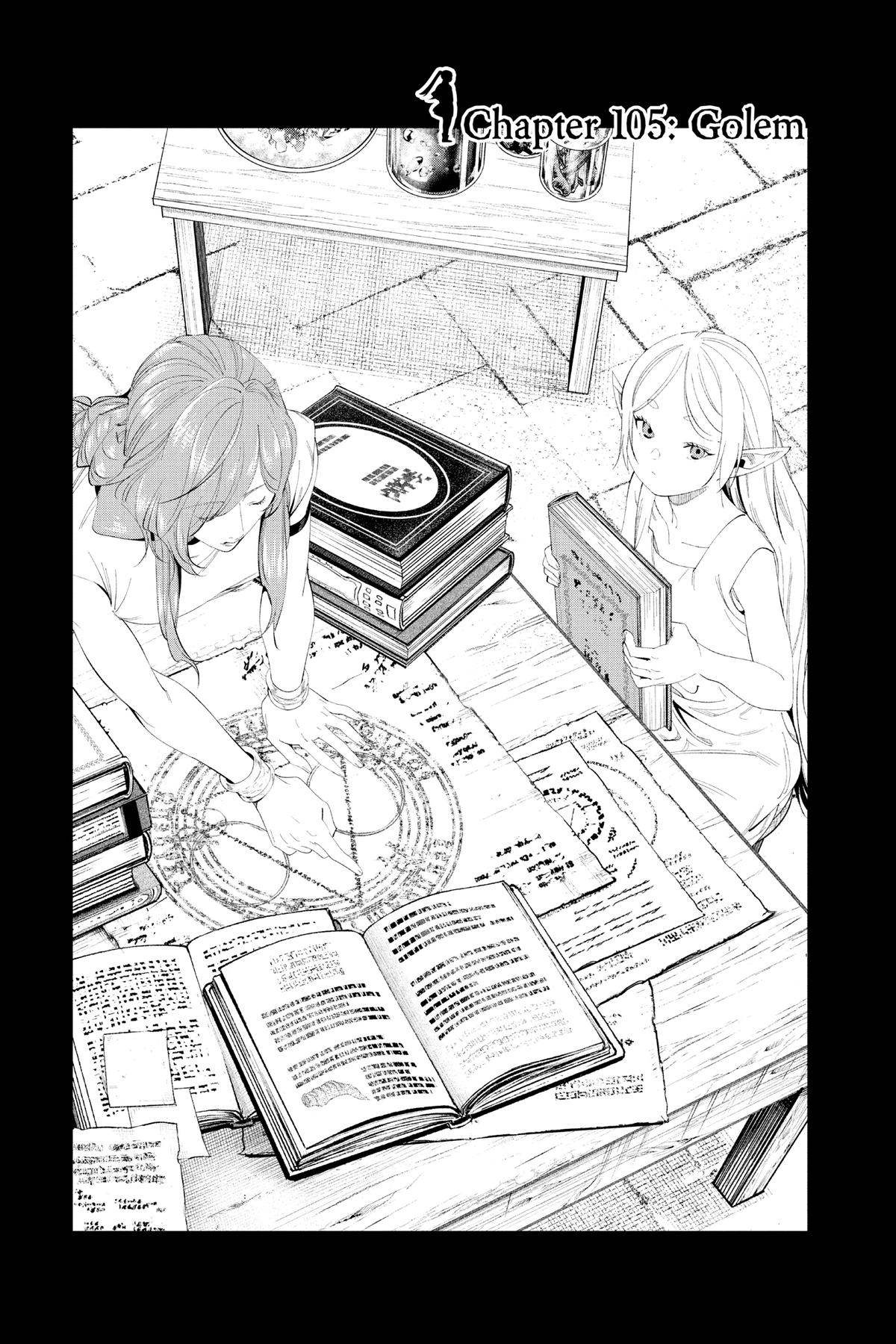 Frieren Chapter 105 - Page 1 - Frieren manga Chapter 105 manga