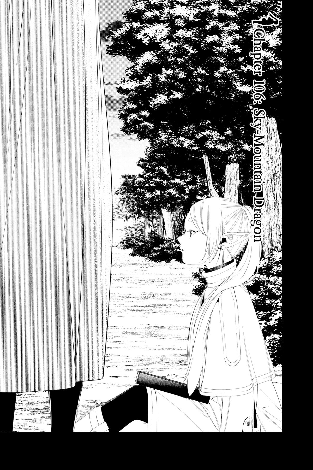 Frieren Chapter 106 - Page 1 - Frieren manga Chapter 106 manga