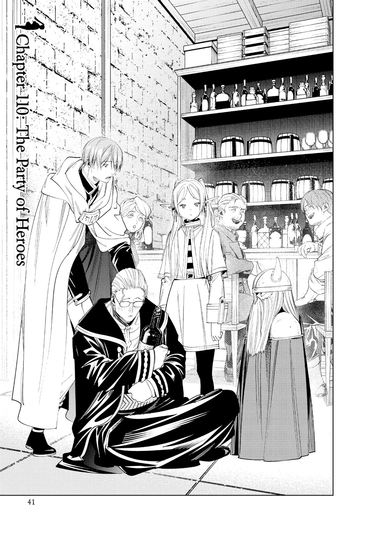 Frieren Chapter 110 - Page 1 - Frieren manga Chapter 110 manga
