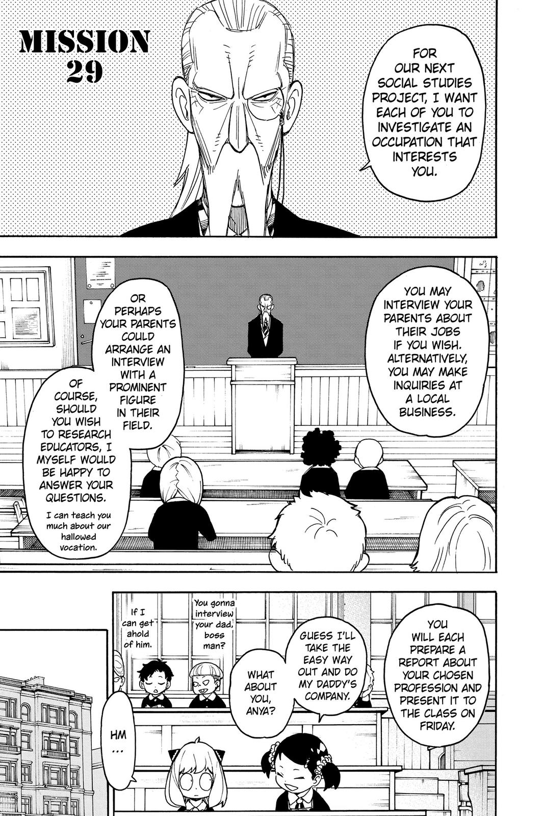Spy x Family Chapter 29 - Page 1 - Spy x Family manga Chapter 29 manga